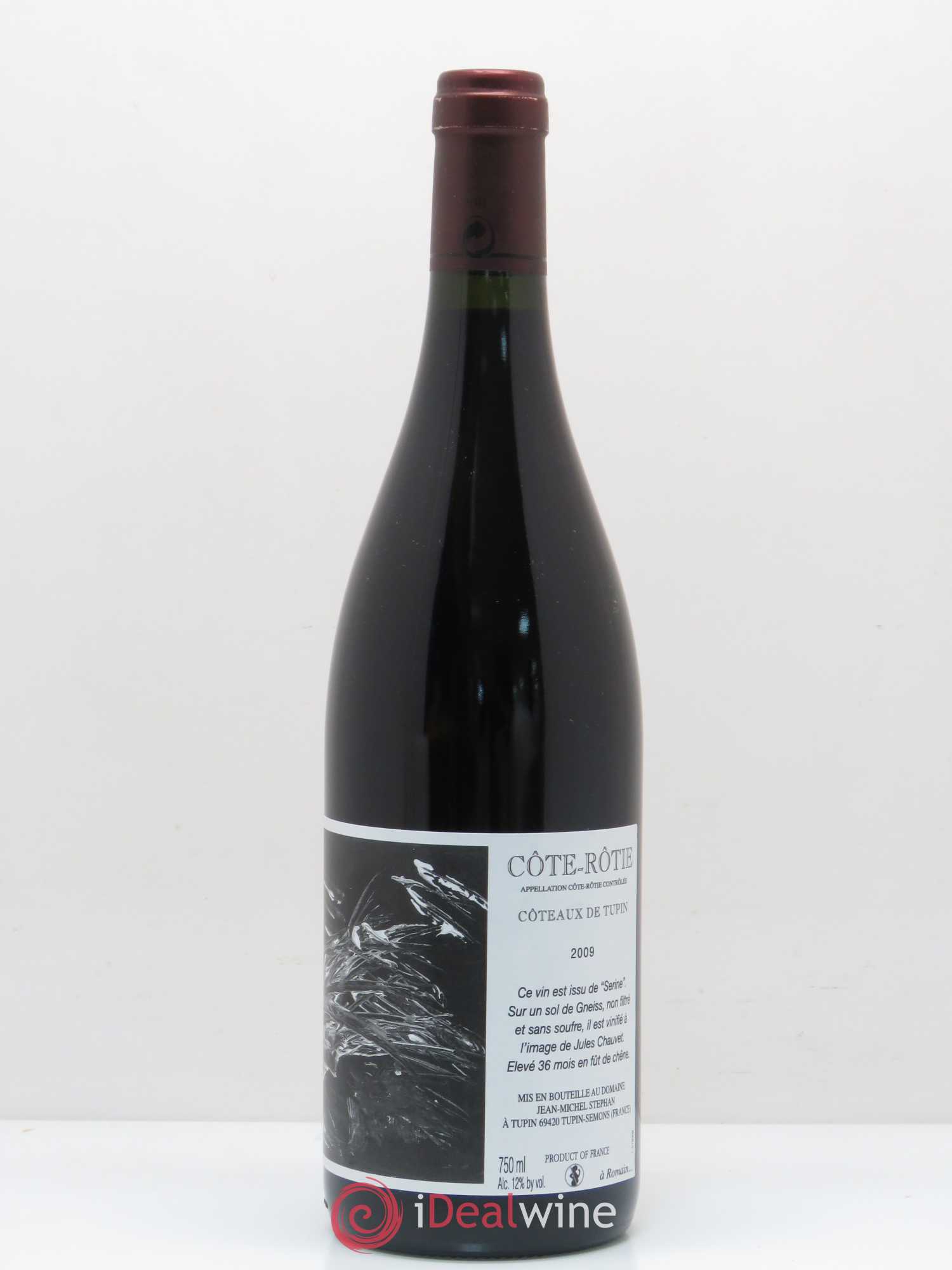 Côte-Rôtie Coteaux de Tupin Jean-Michel Stephan 2009 - Lot de 1 bouteille - 0