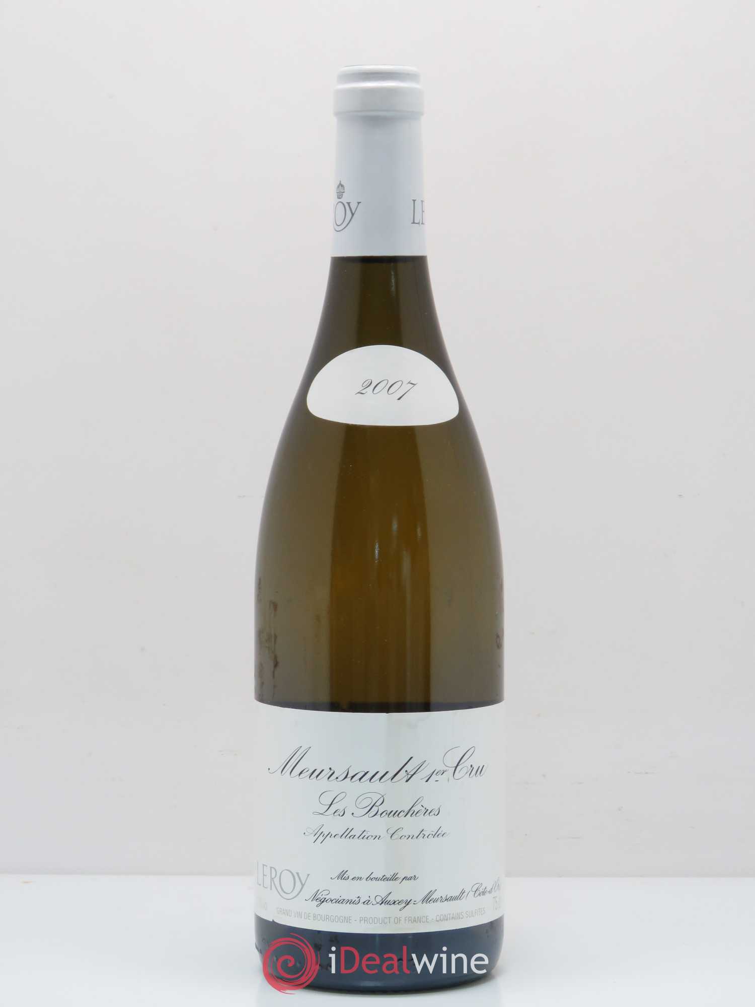 Meursault 1er Cru Les Bouchères Leroy SA 2007 - Lot de 1 bouteille - 0