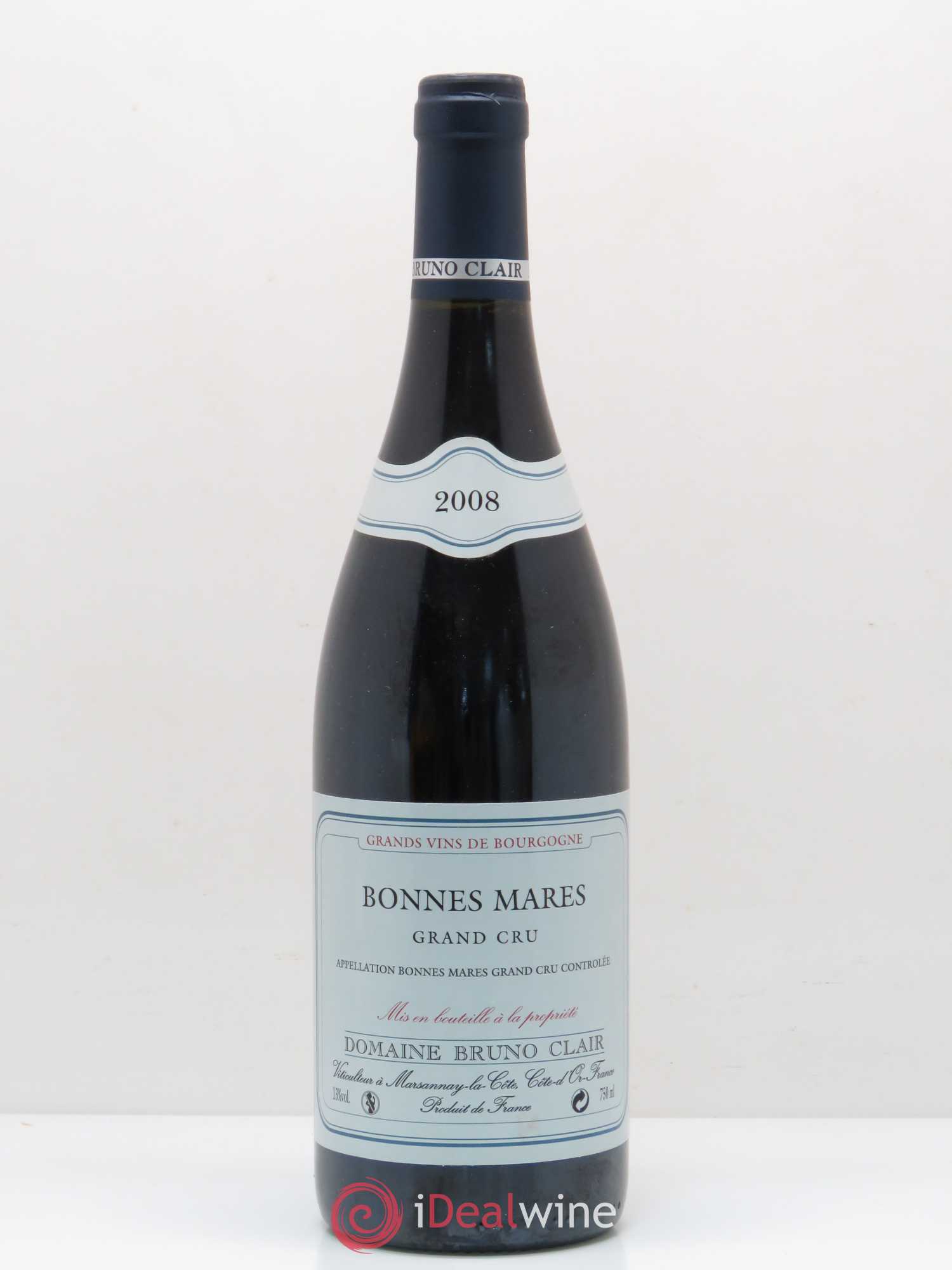 Bonnes-Mares Grand Cru Bruno Clair (Domaine) 2008 - Lot de 1 bouteille - 0