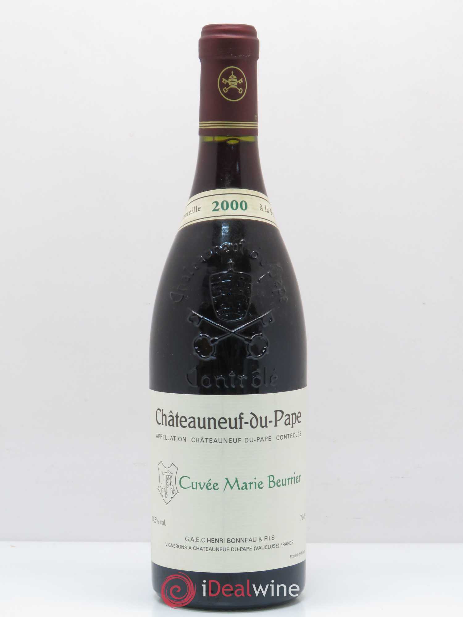 Châteauneuf-du-Pape Marie Beurrier Henri Bonneau & Fils 2000 - Lot de 1 bouteille - 0