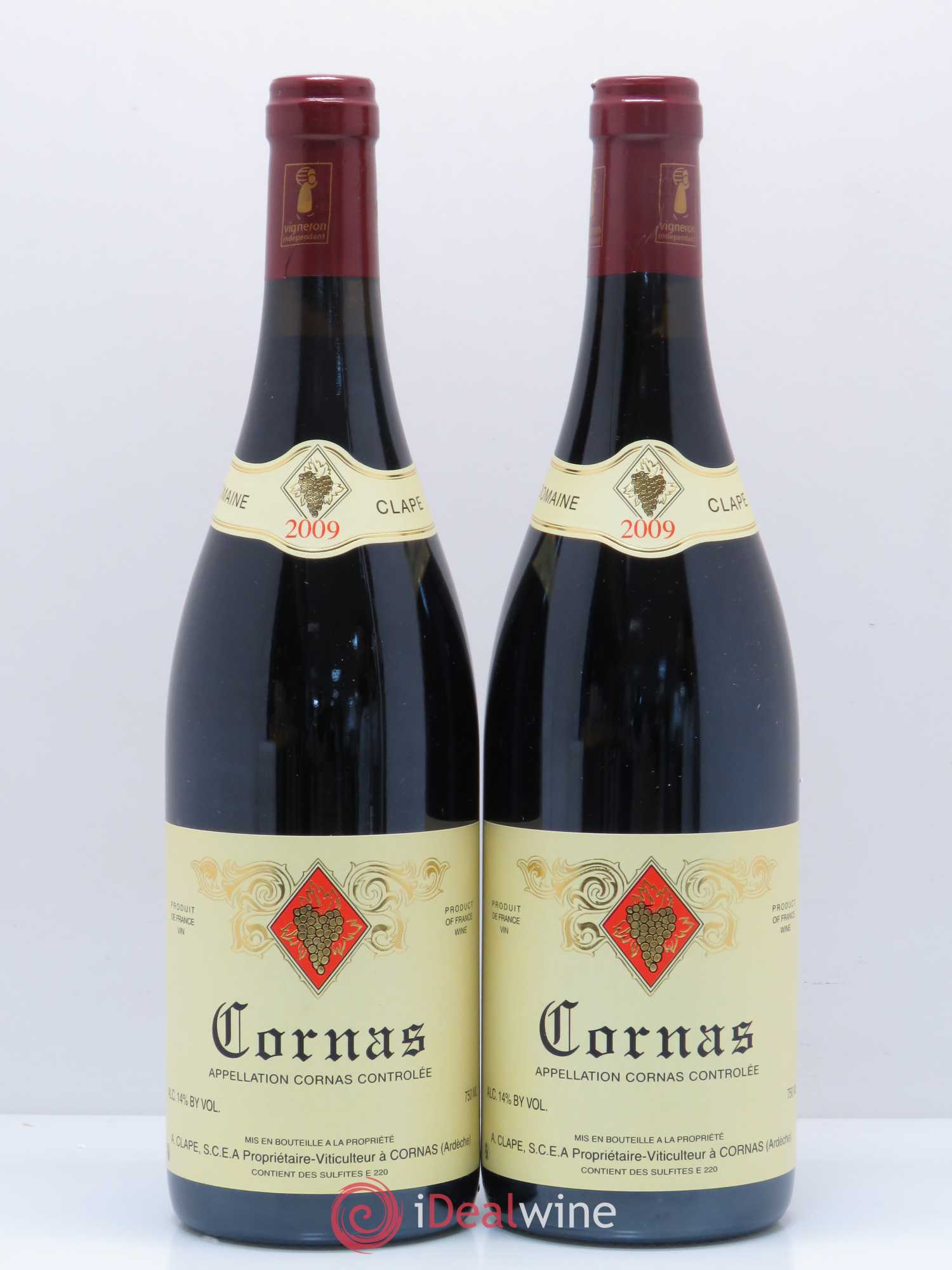 Cornas Auguste Clape 2009 - Posten von 2 Flaschen - 0