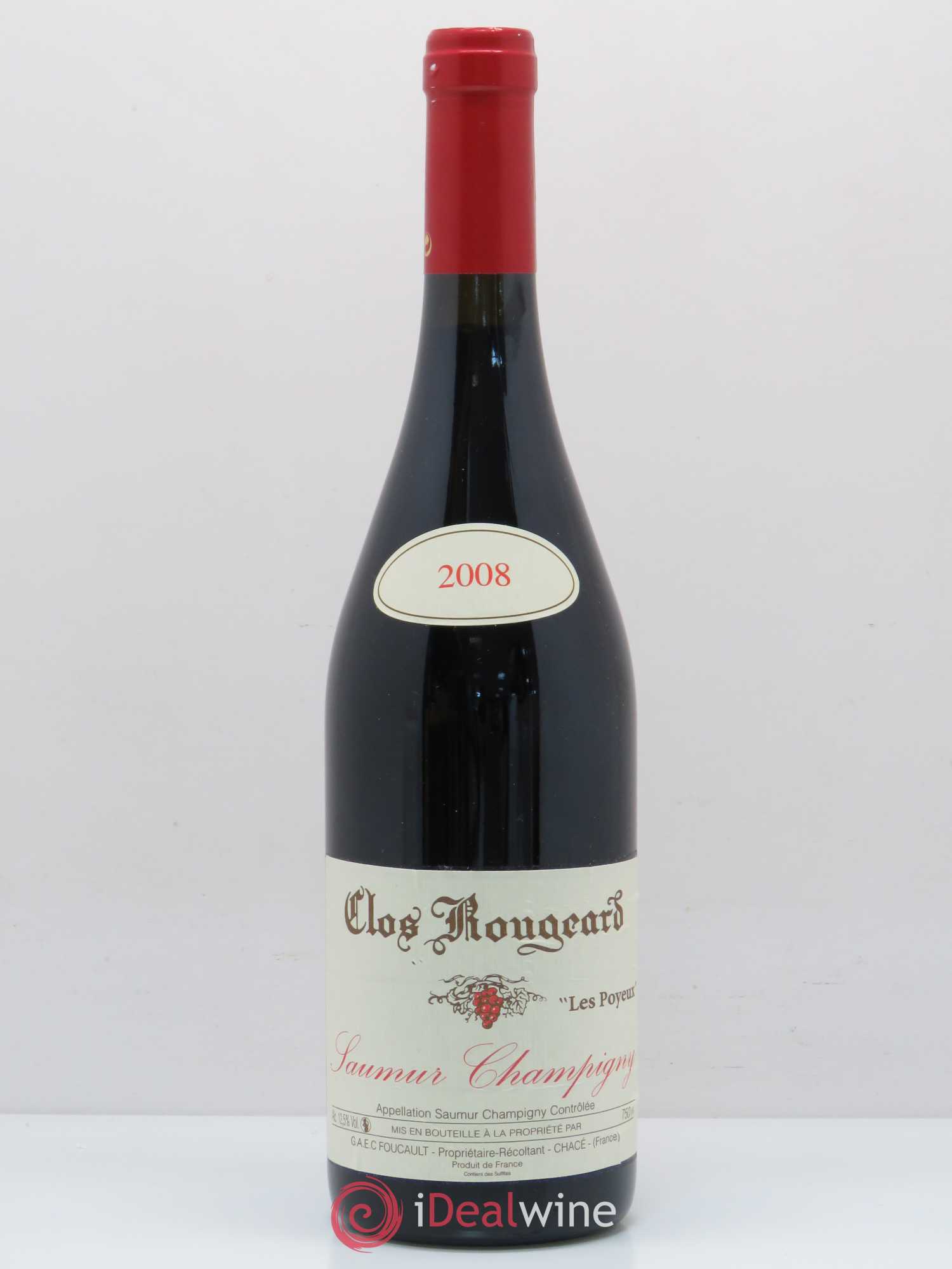 Saumur-Champigny Les Poyeux Clos Rougeard 2008 - Lot de 1 bouteille - 0