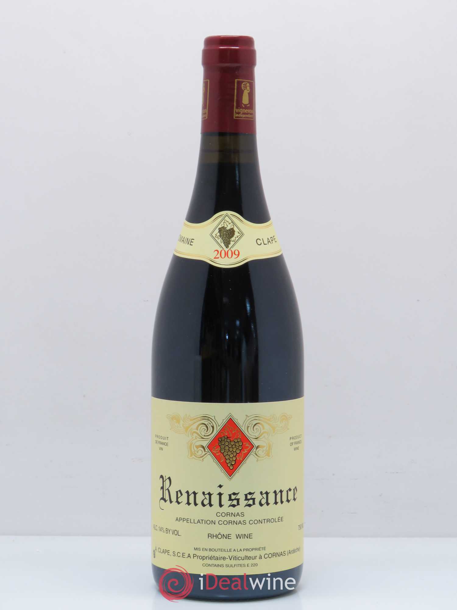Cornas Renaissance Auguste Clape 2009 - Lot de 1 bouteille - 0