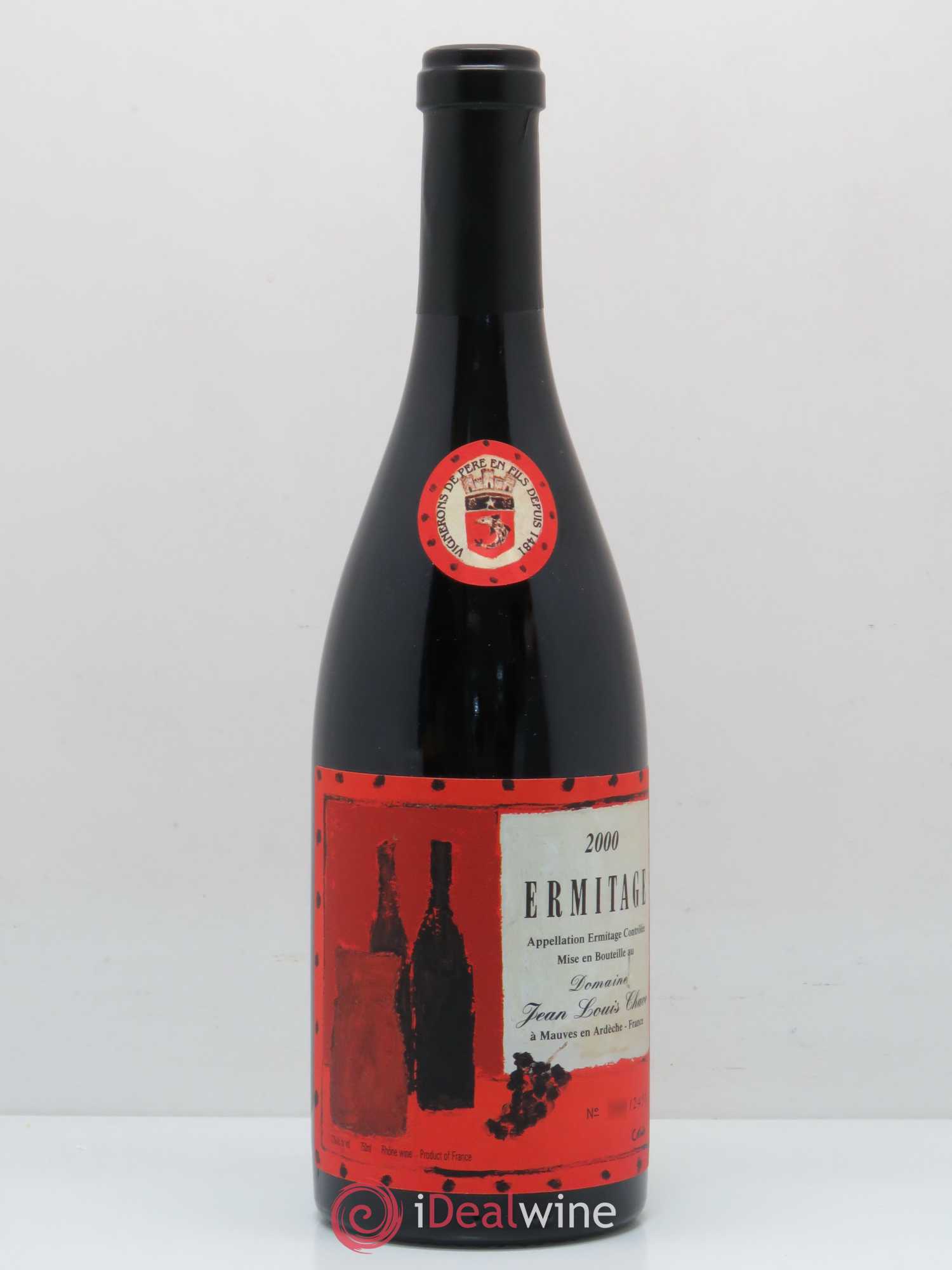 Hermitage Ermitage Cuvée Cathelin Jean-Louis Chave 2000 - Lot de 1 bouteille - 0
