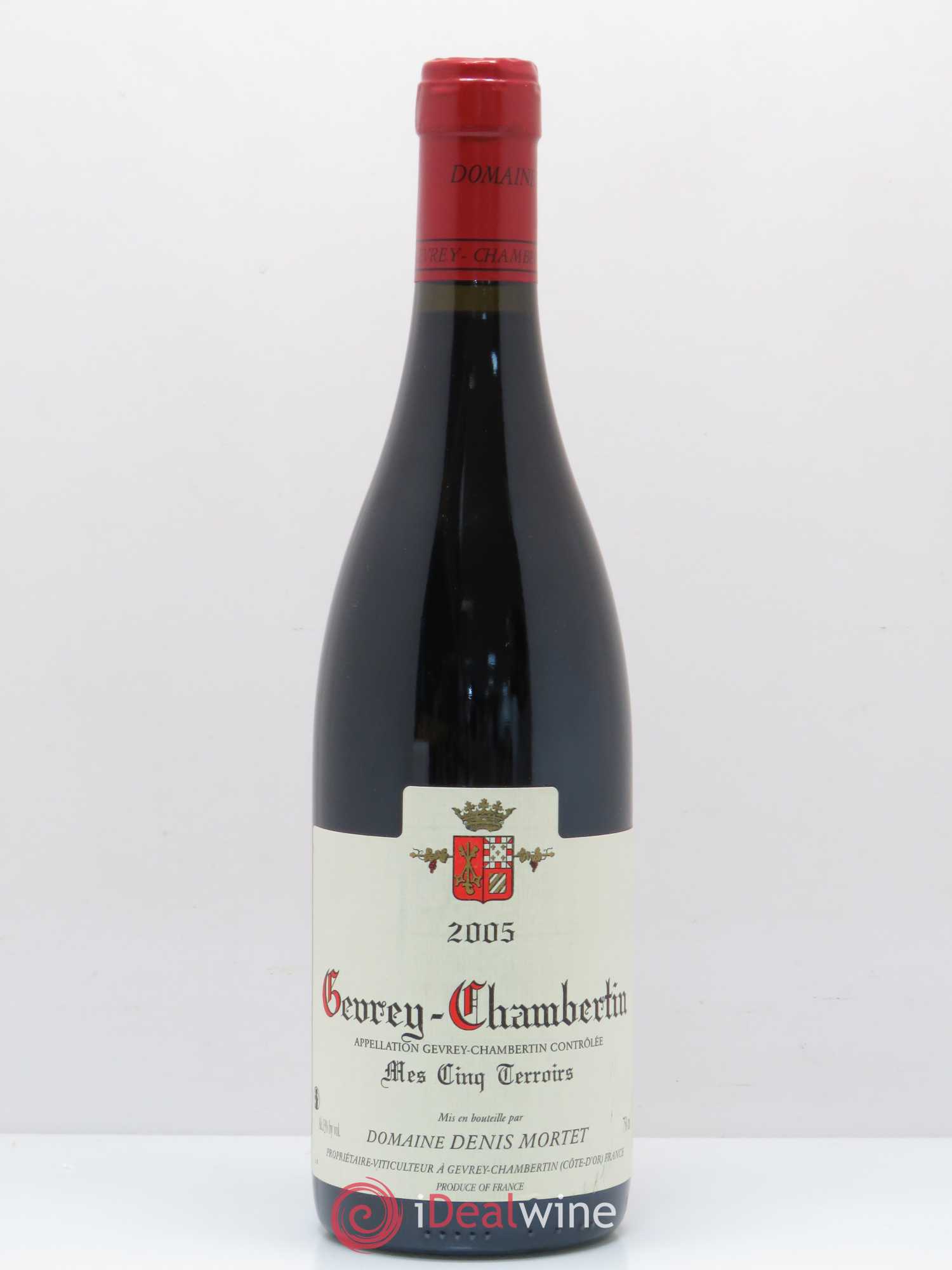 Gevrey-Chambertin Mes Cinq Terroirs Denis Mortet (Domaine) 2005 - Lot de 1 bouteille - 0