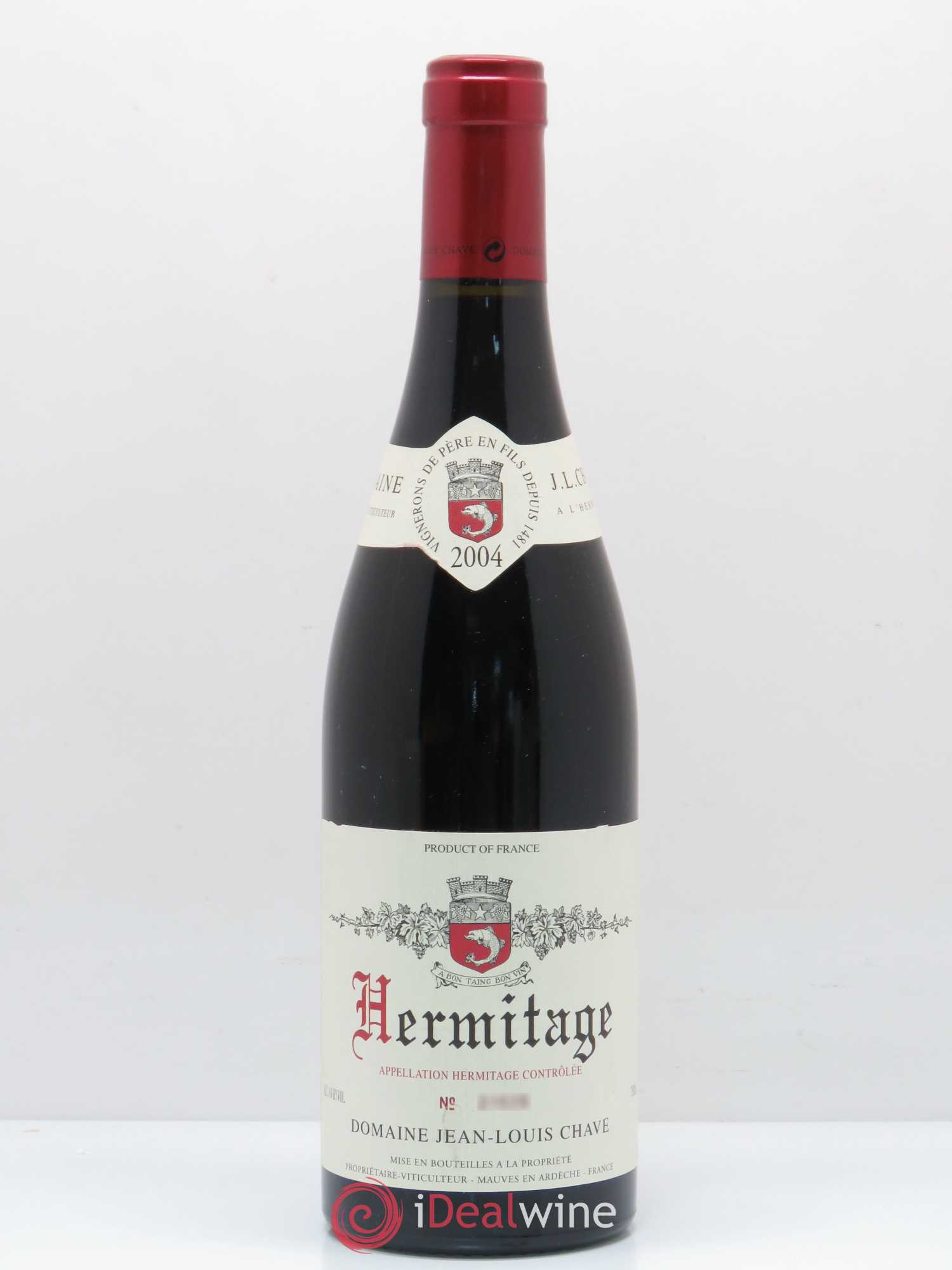 Hermitage Jean-Louis Chave 2004 - Lot de 1 bouteille - 0