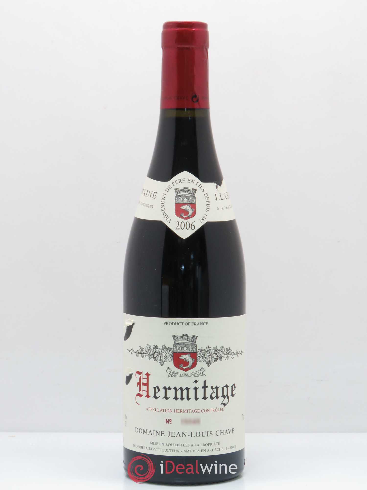 Hermitage Jean-Louis Chave 2006 - Lot de 1 bouteille - 0