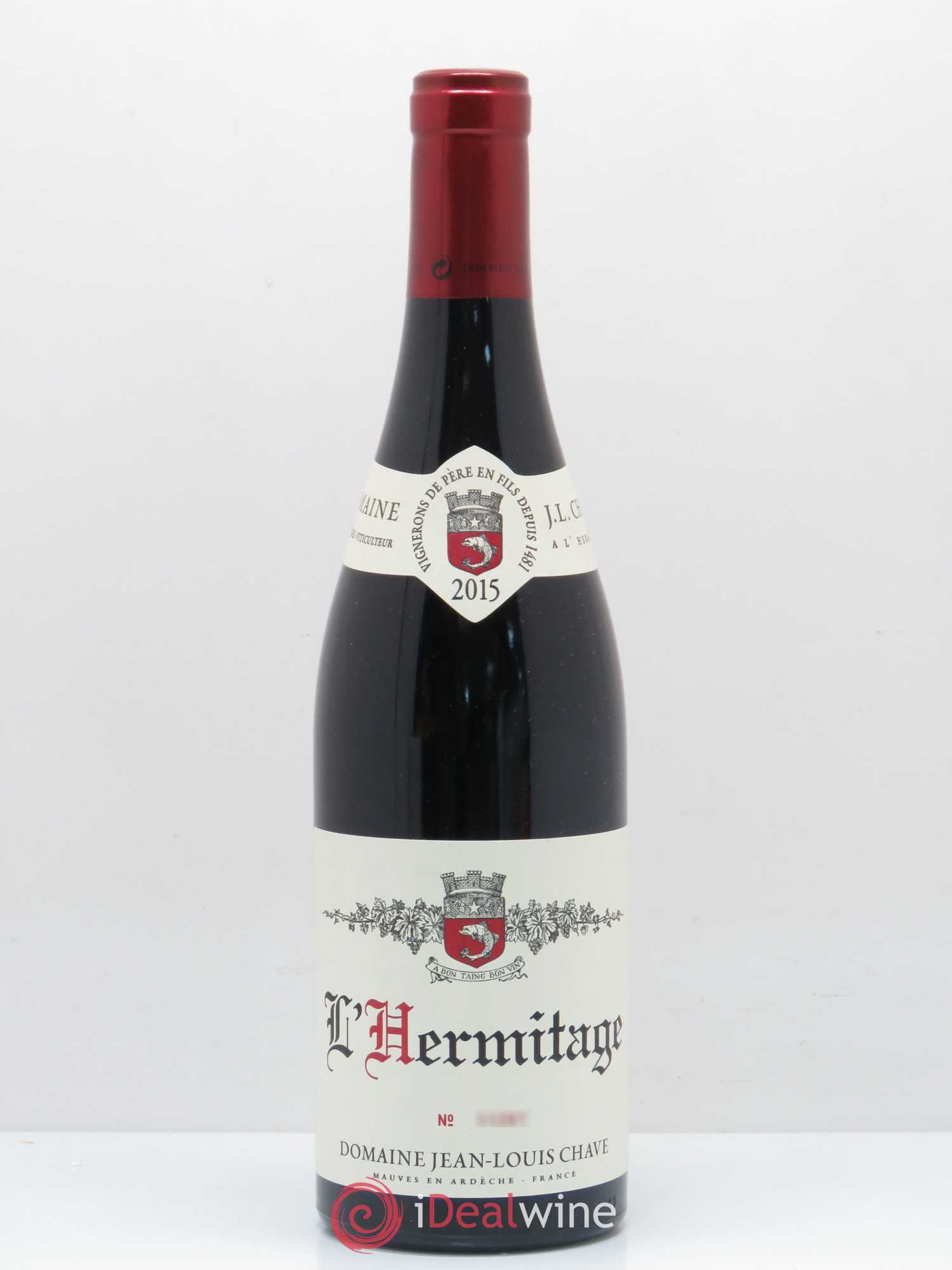 Hermitage Jean-Louis Chave 2015 - Lot de 1 bouteille - 0