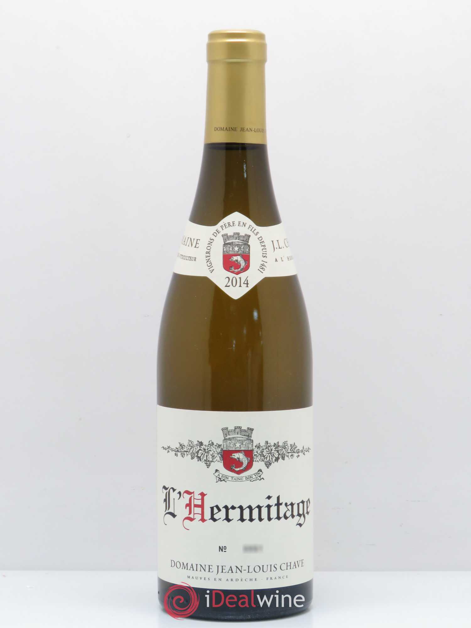 Hermitage Jean-Louis Chave 2014 - Lot de 1 bouteille - 0