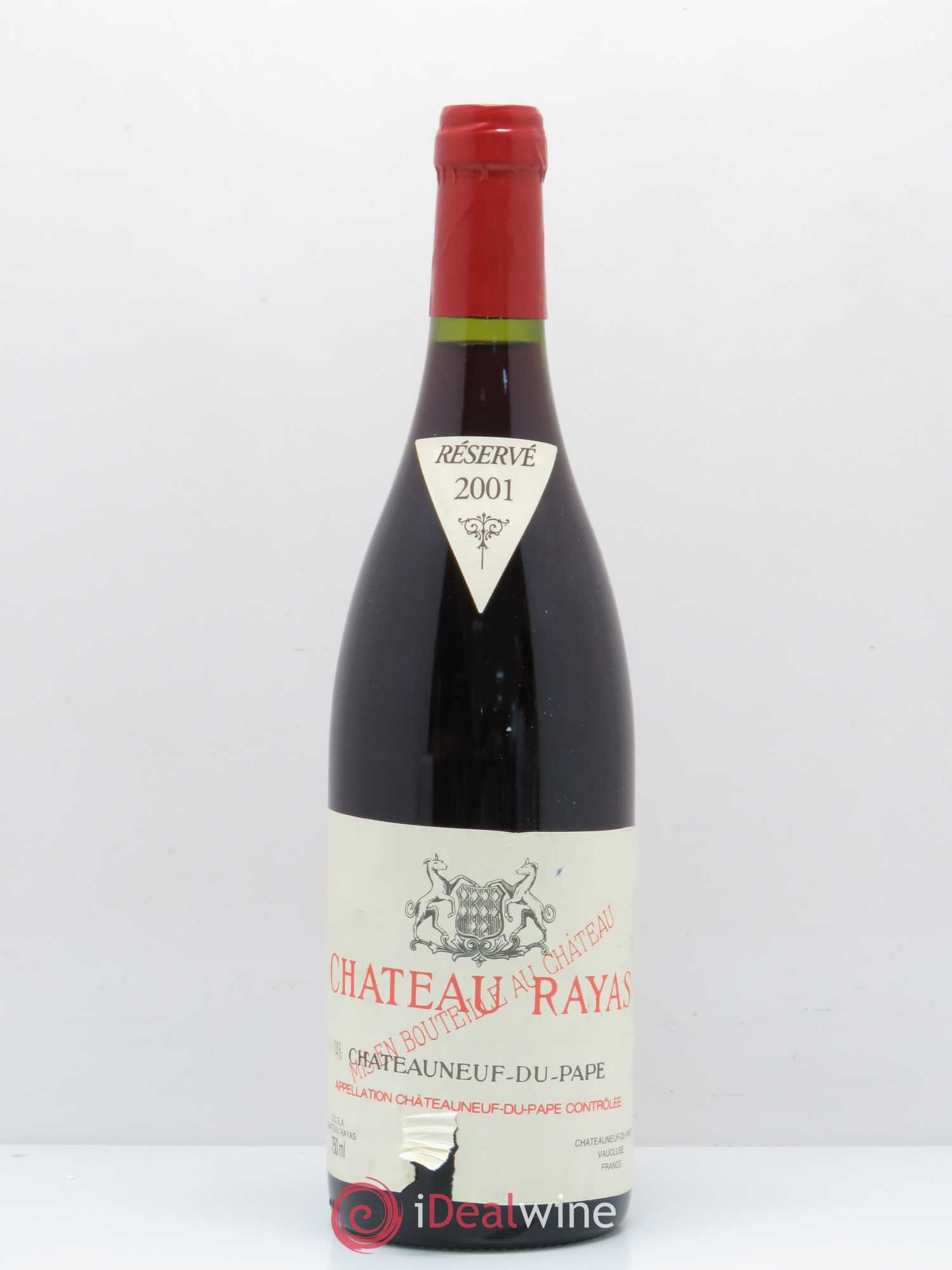 Châteauneuf-du-Pape Château Rayas Emmanuel Reynaud 2001 - Lot de 1 bouteille - 0