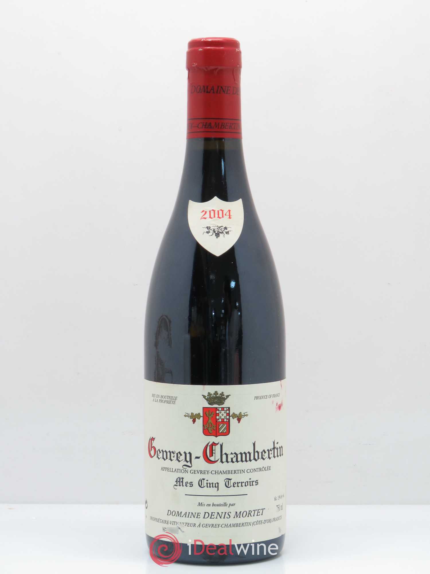 Gevrey-Chambertin Mes Cinq Terroirs Denis Mortet (Domaine) 2004 - Lot de 1 bouteille - 0