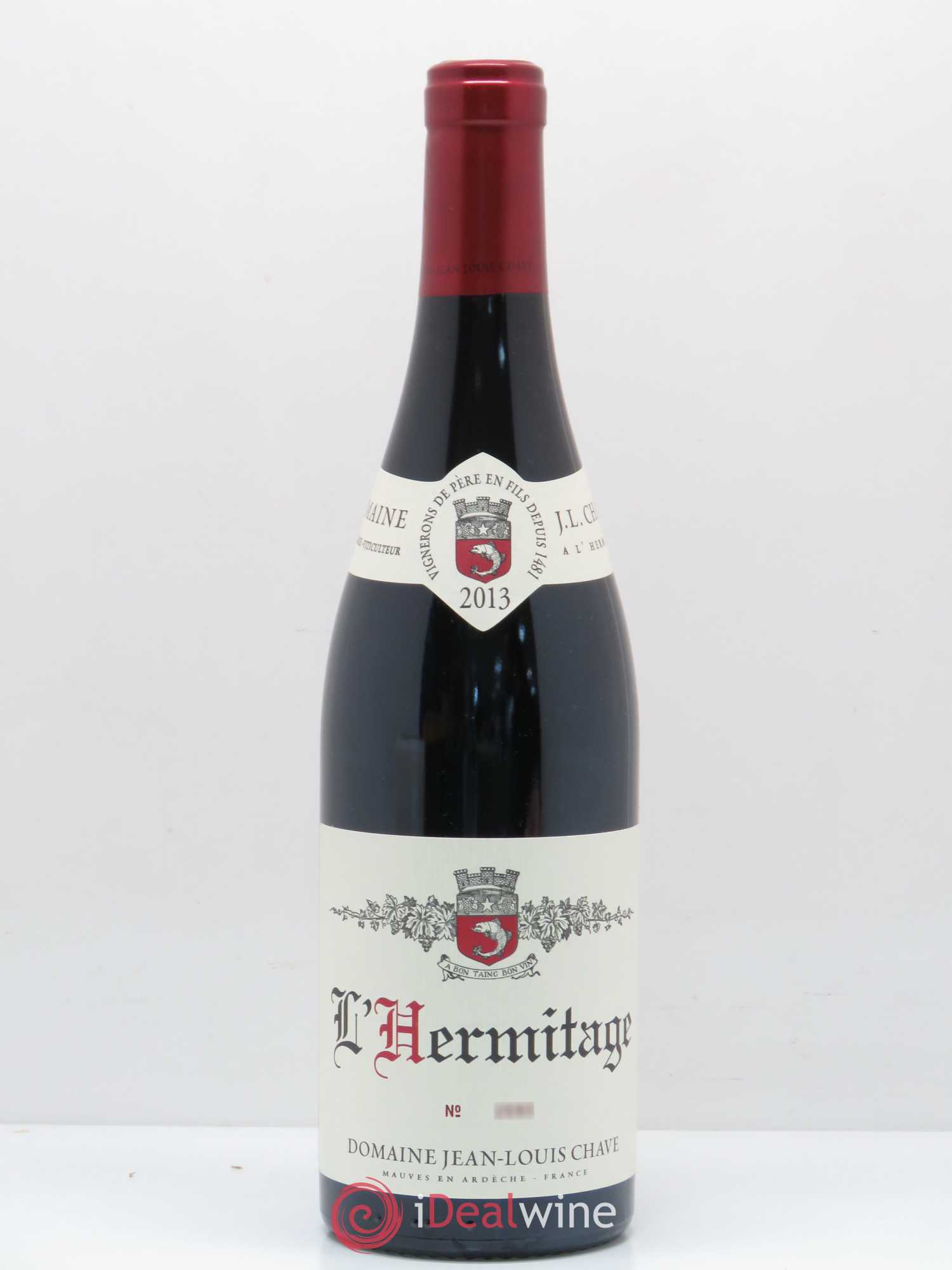 Hermitage Jean-Louis Chave 2013 - Lot de 1 bouteille - 0