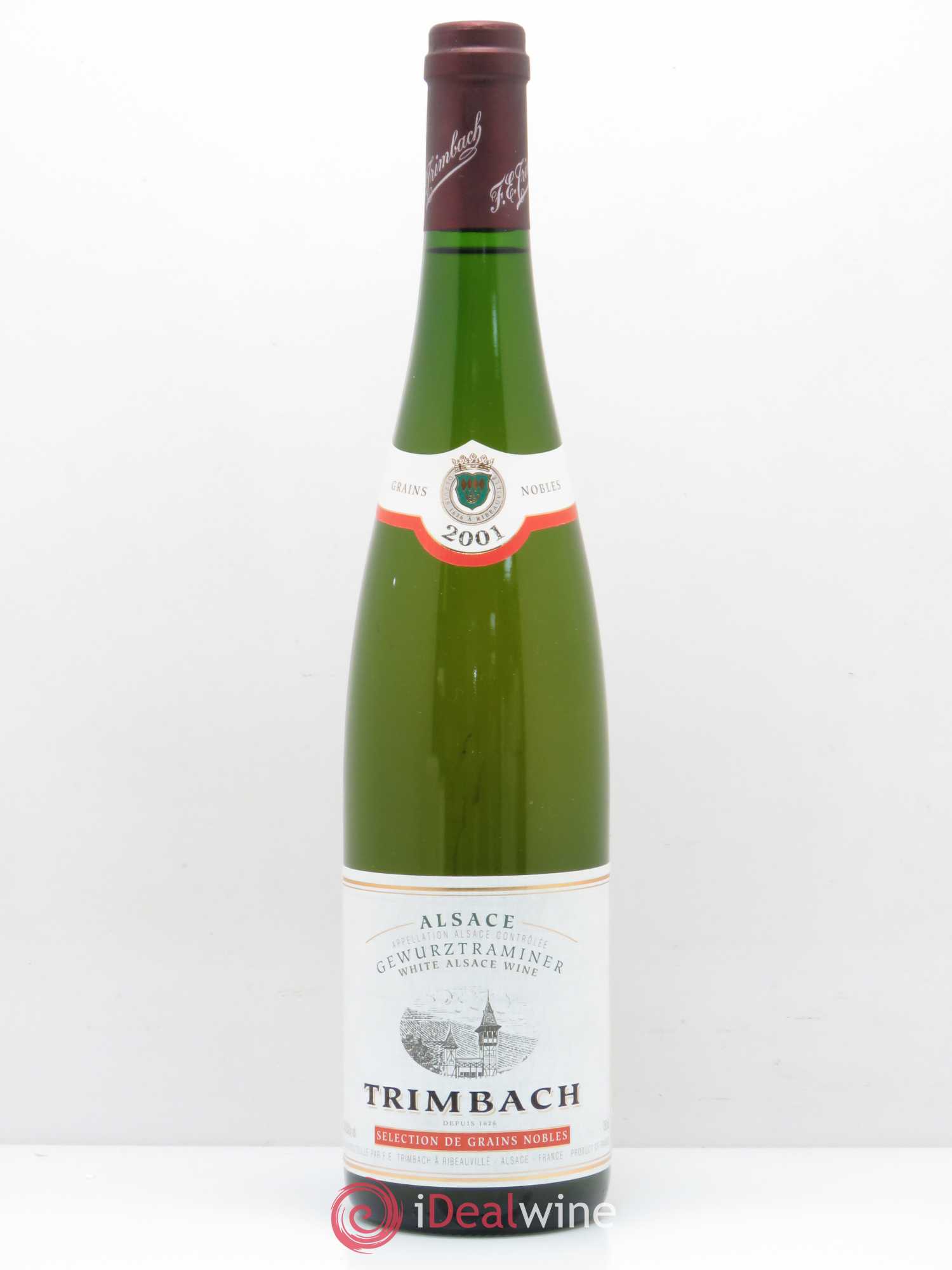 Alsace Gewurztraminer Sélection de Grains Nobles Trimbach (Domaine) 2001 - Lotto di 1 bottiglia - 0