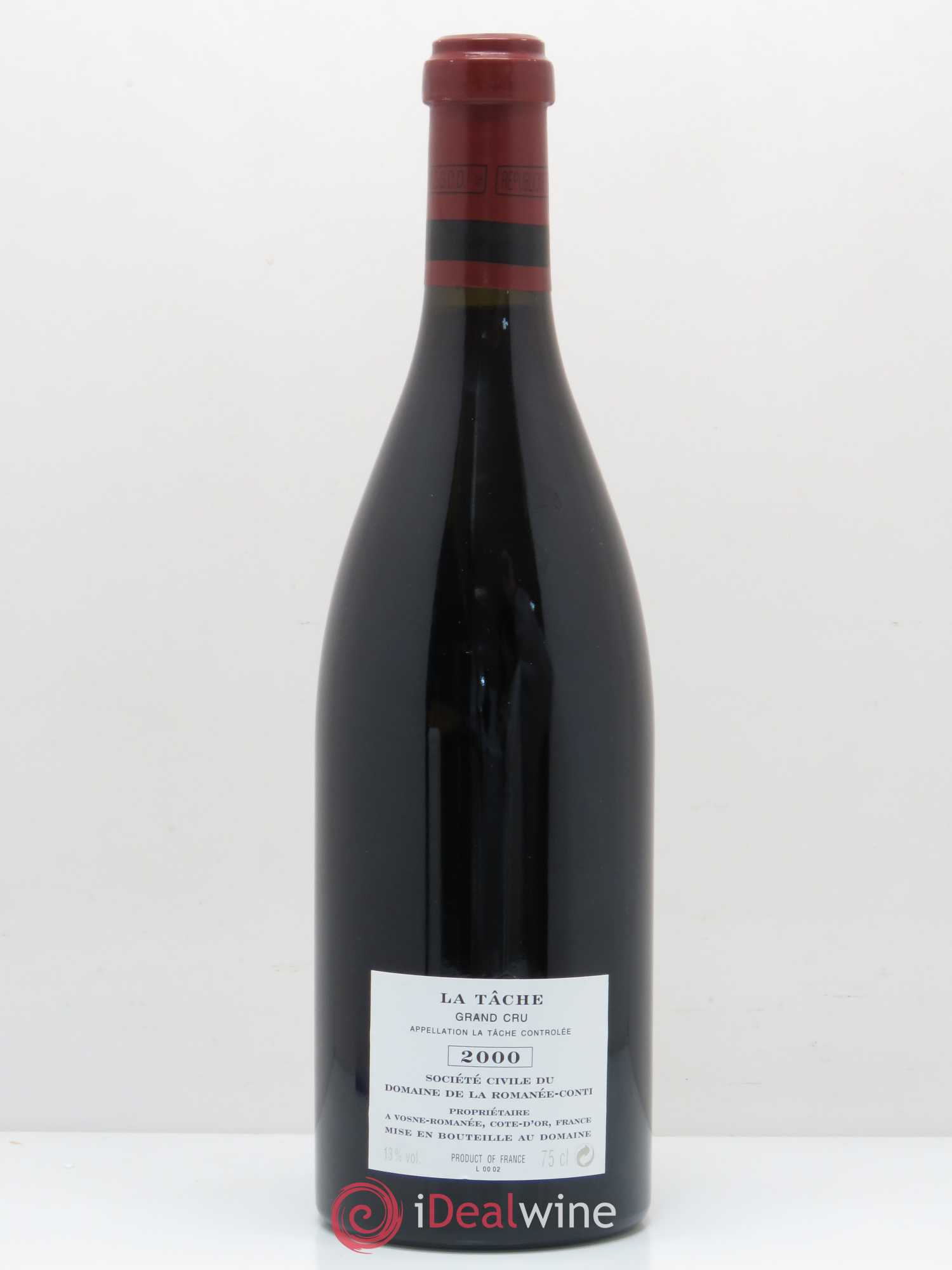 La Tâche Grand Cru Domaine de la Romanée-Conti 2000 - Lot de 1 bouteille - 1