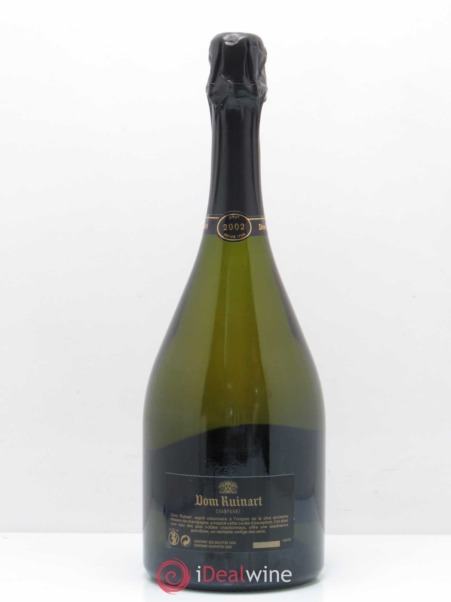 Dom Ruinart Brut Ruinart 2002 - Lot de 1 bouteille - 1