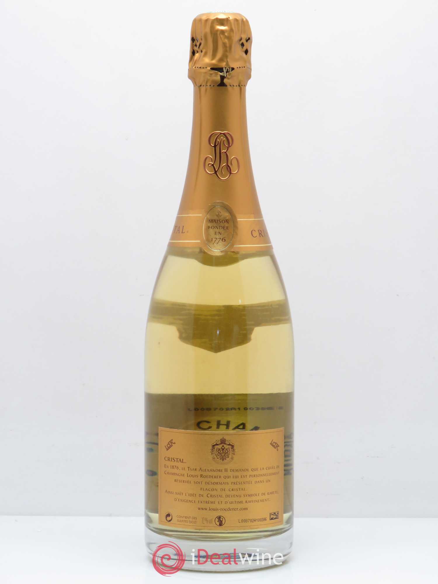 Cristal Louis Roederer 2004 - Lot de 1 bouteille - 1