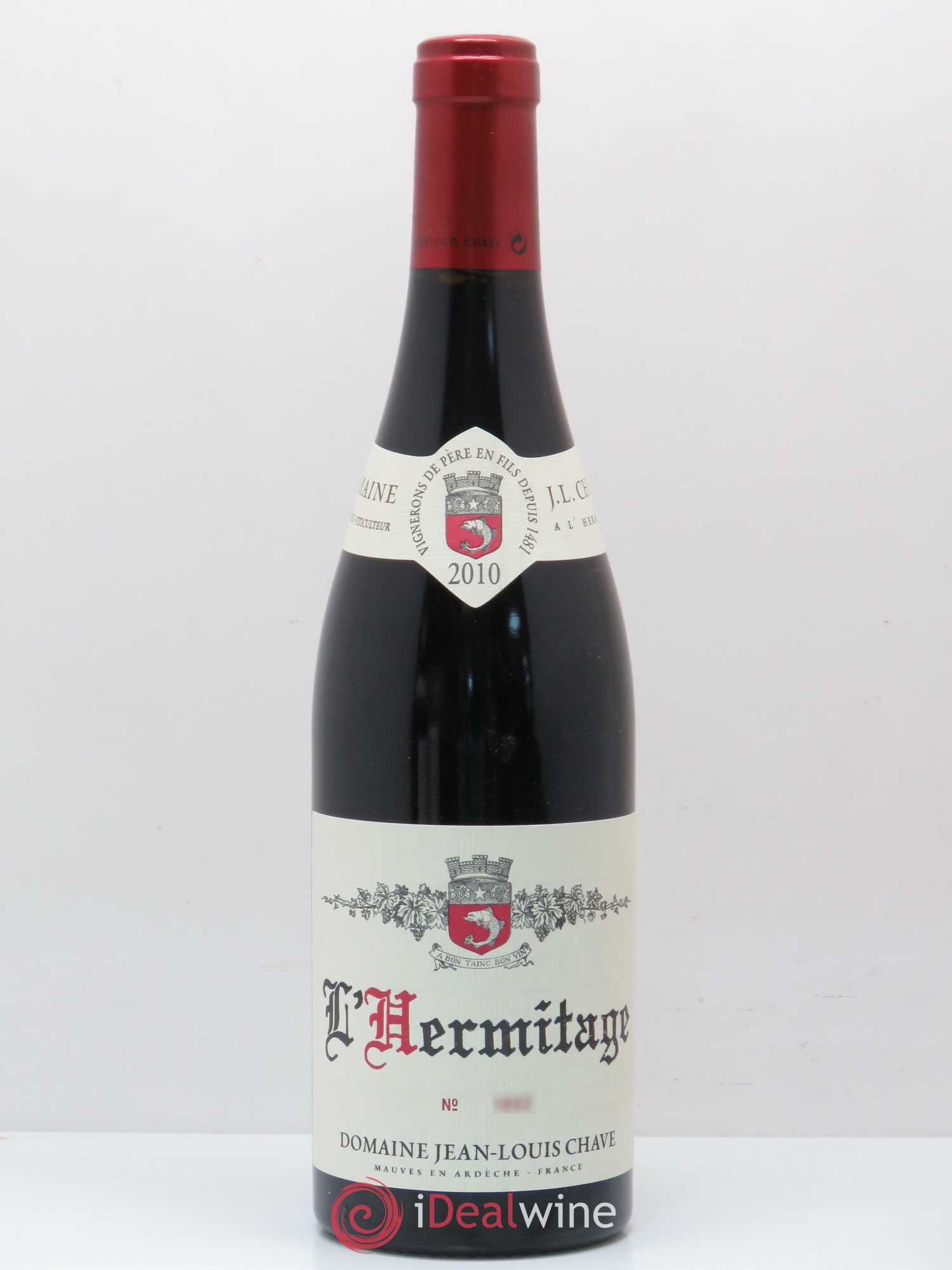 Hermitage Jean-Louis Chave 2010 - Lot de 1 bouteille - 0