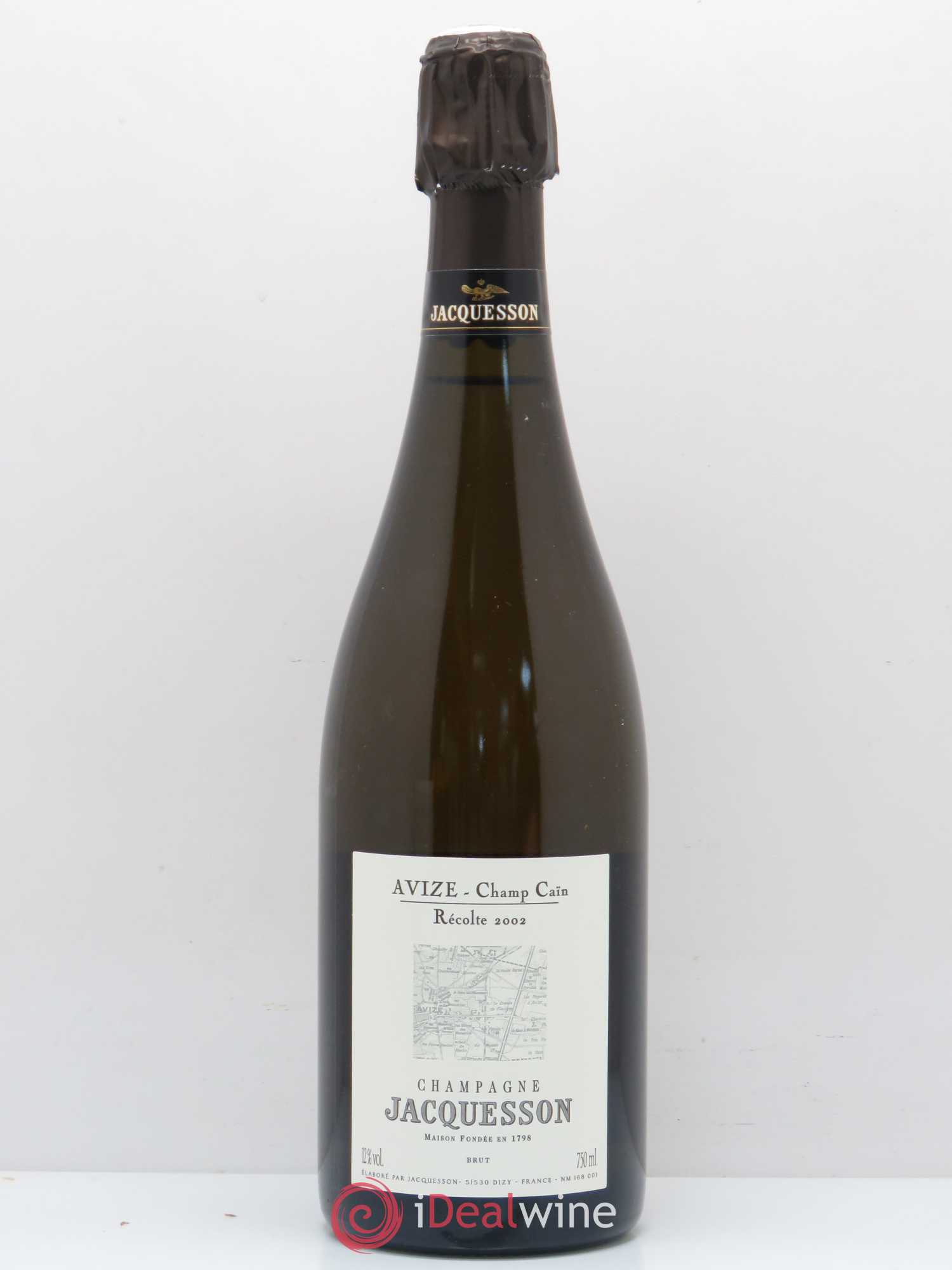 Avize Champ Caïn Extra-Brut Jacquesson 2002 - Lot de 1 bouteille - 0