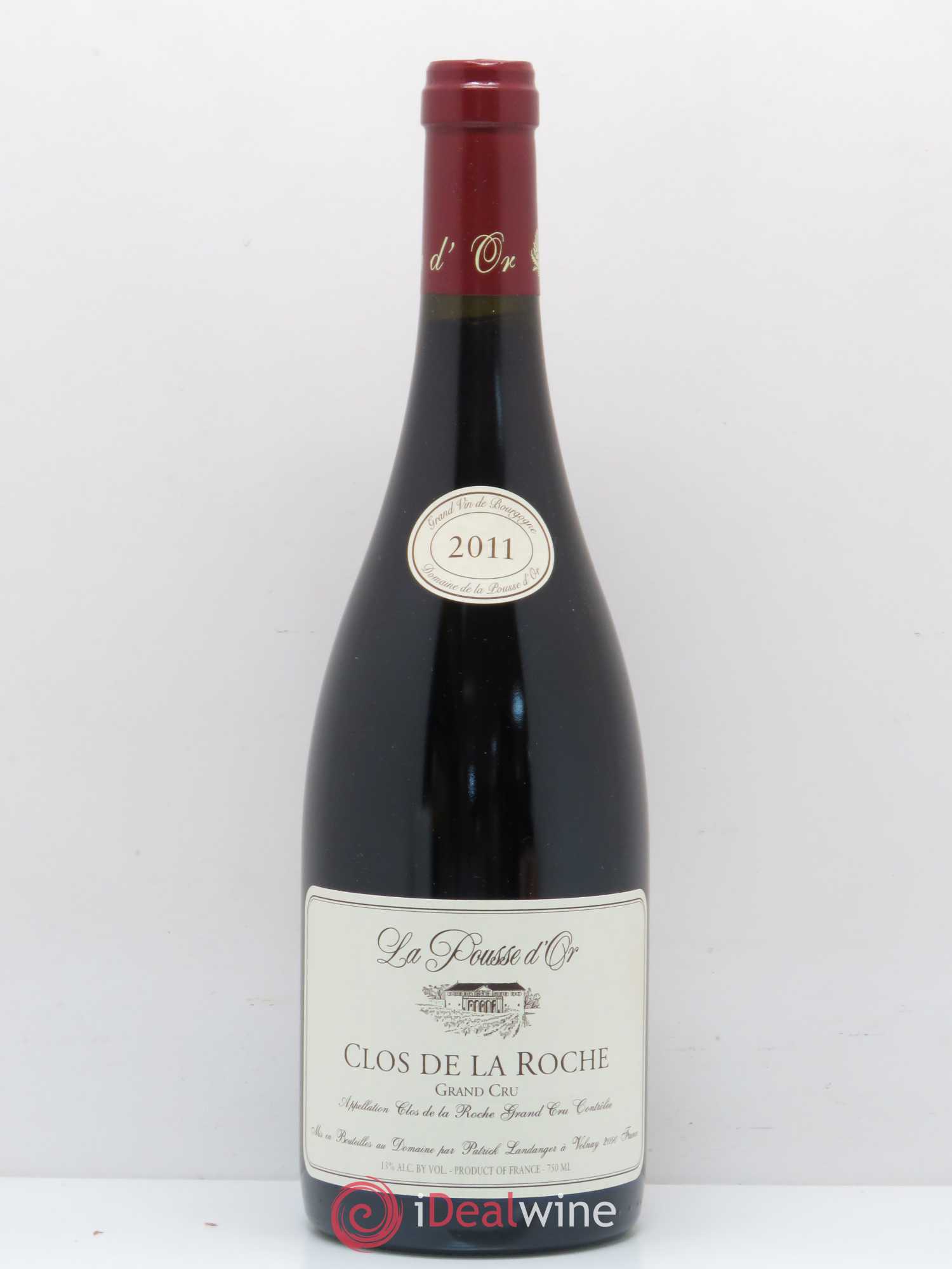 Clos de la Roche Grand Cru La Pousse d'Or (Domaine de) 2011 - Lot de 1 bouteille - 0