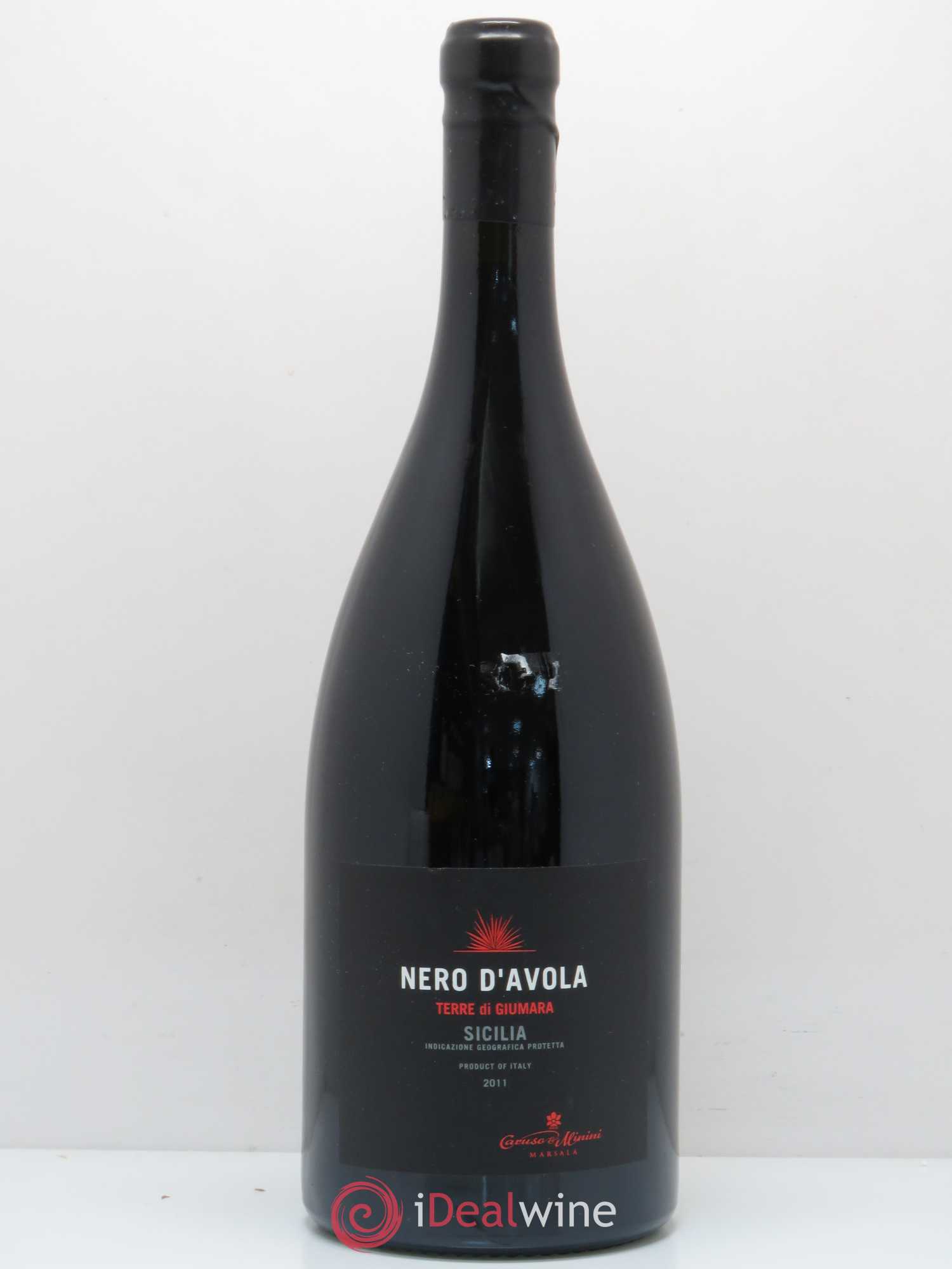 Italie Nero d'Avola Terra di Guimara Caruso Manimi 2011 - Posten von 1 Magnum - 0