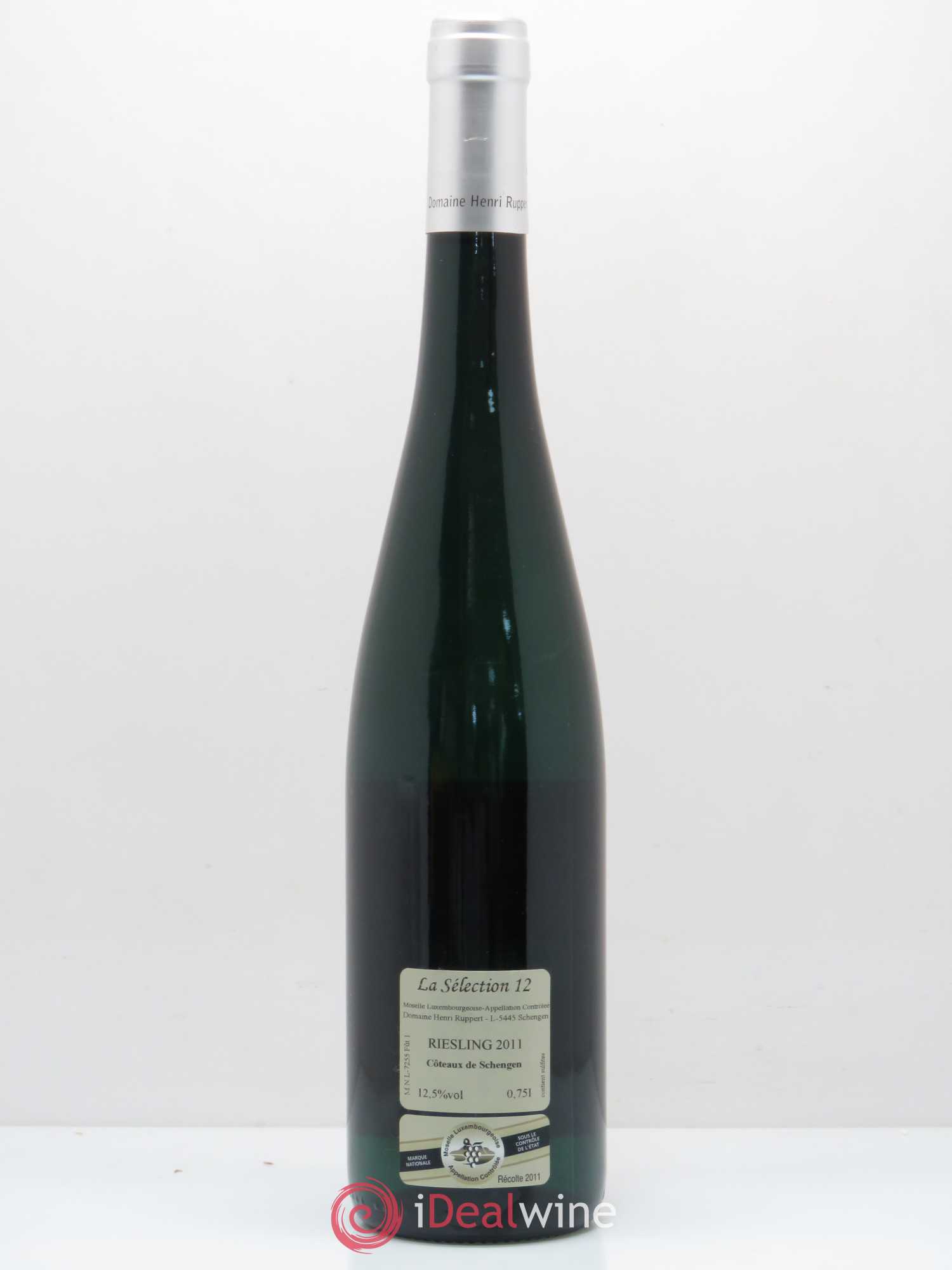 Riesling De Schengen Henri Ruppert (sans prix de réserve) 2011 - Lot de 1 bouteille - 1