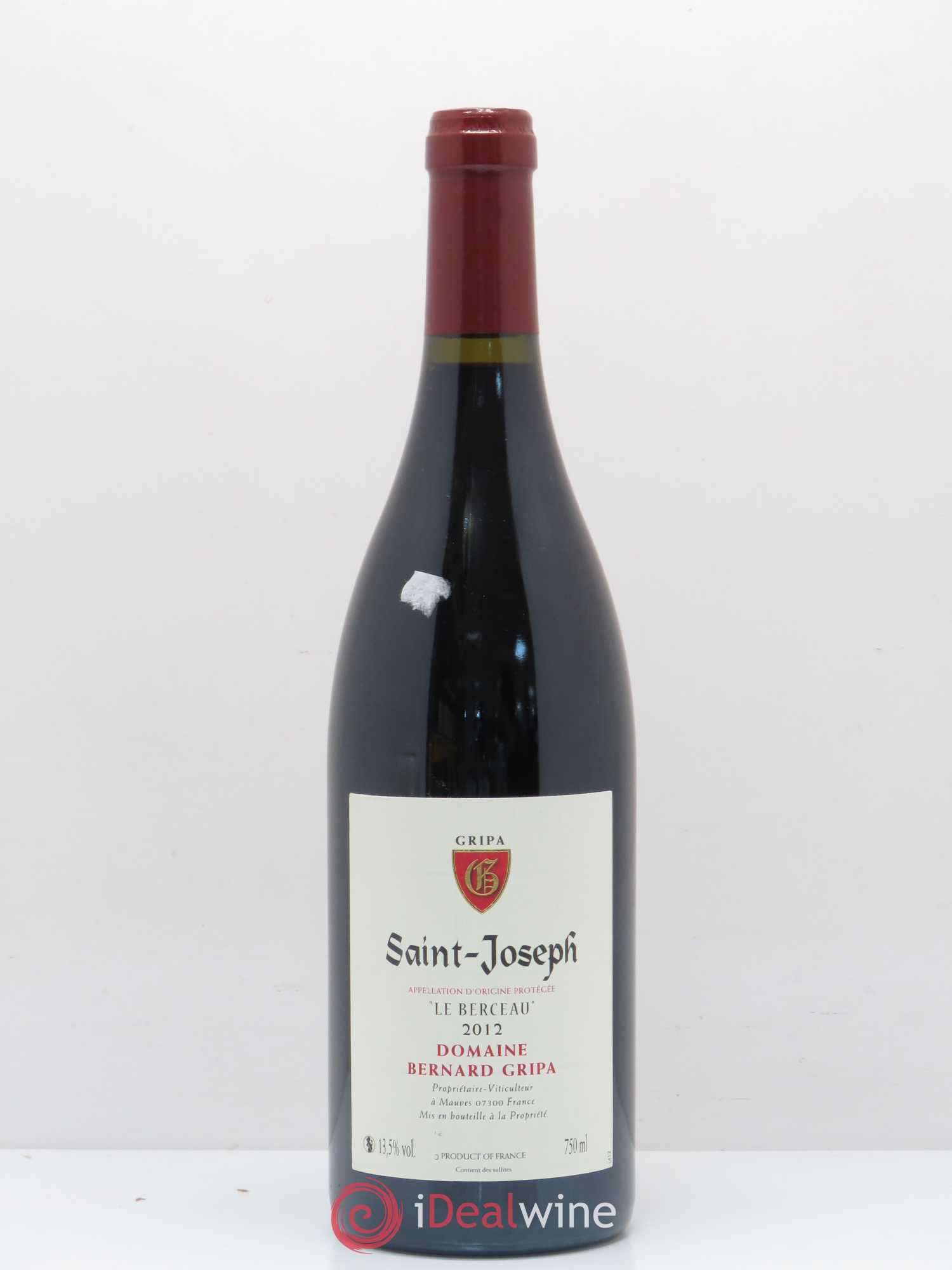 Saint-Joseph Le Berceau Bernard Gripa (Domaine) 2012 - Lot de 1 bouteille - 0