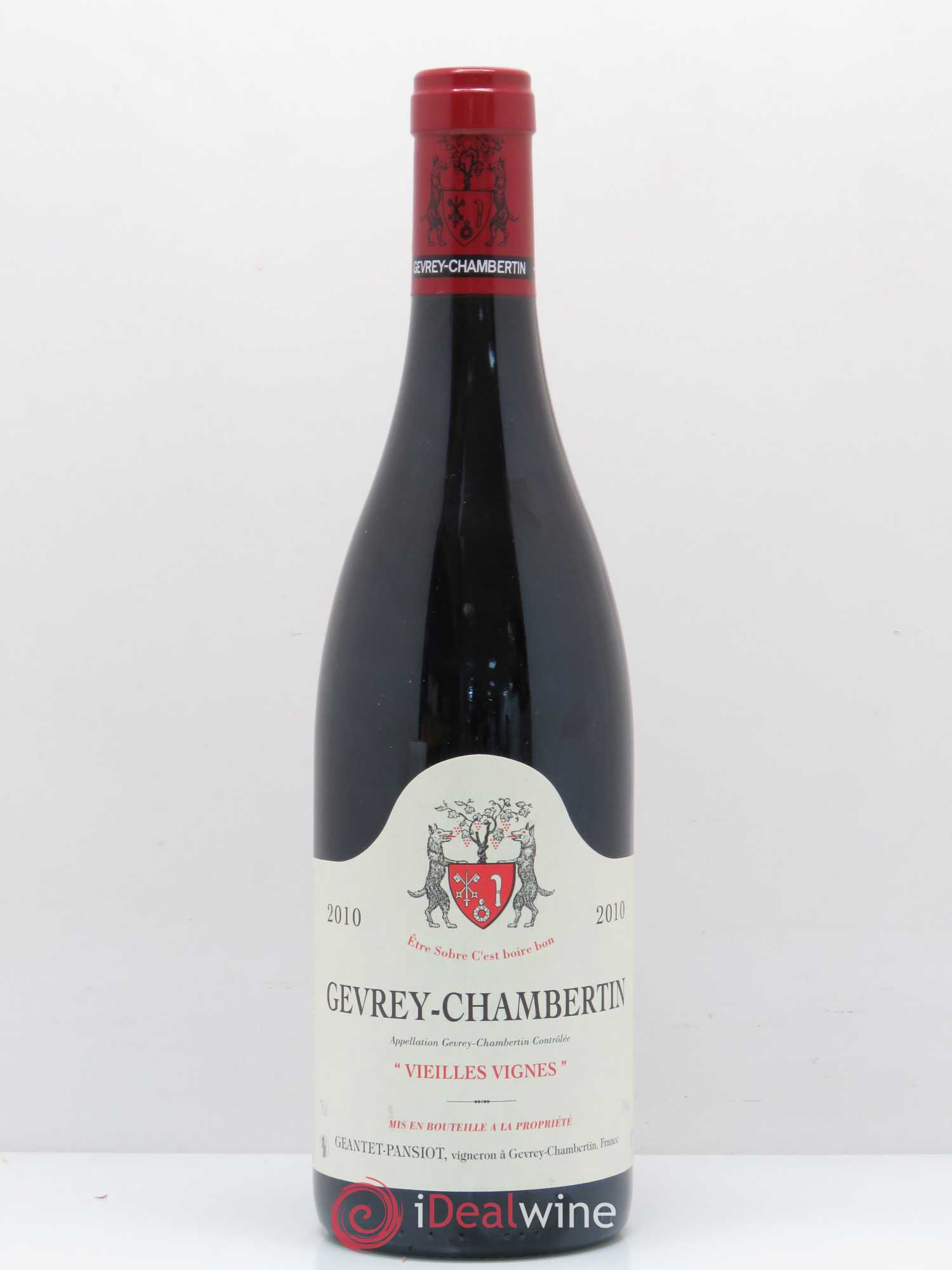 Gevrey-Chambertin Vieilles vignes Geantet-Pansiot 2010 - Lot de 1 bouteille - 0