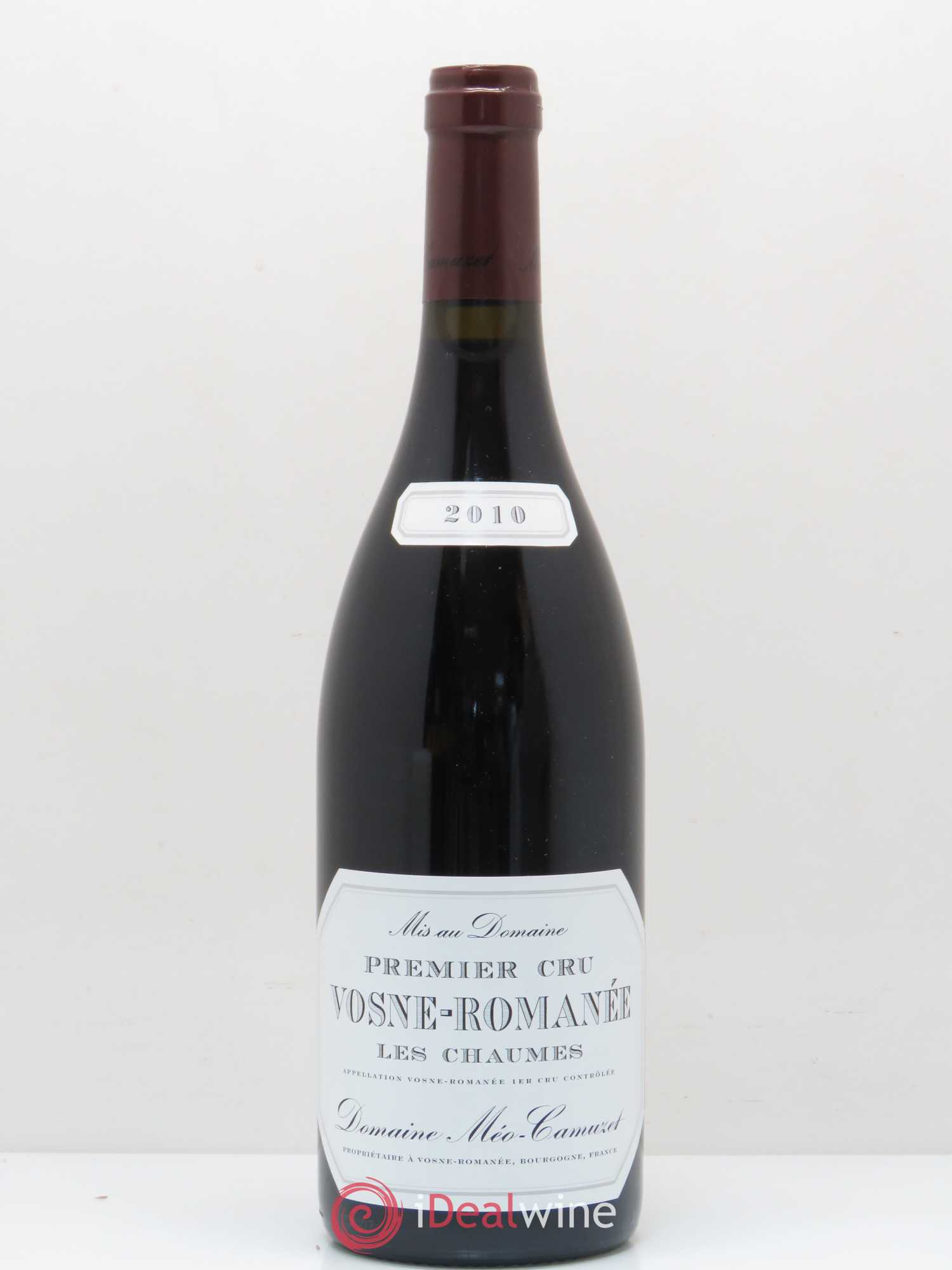 Vosne-Romanée 1er Cru Les Chaumes Méo-Camuzet (Domaine) 2010 - Lot de 1 bouteille - 0
