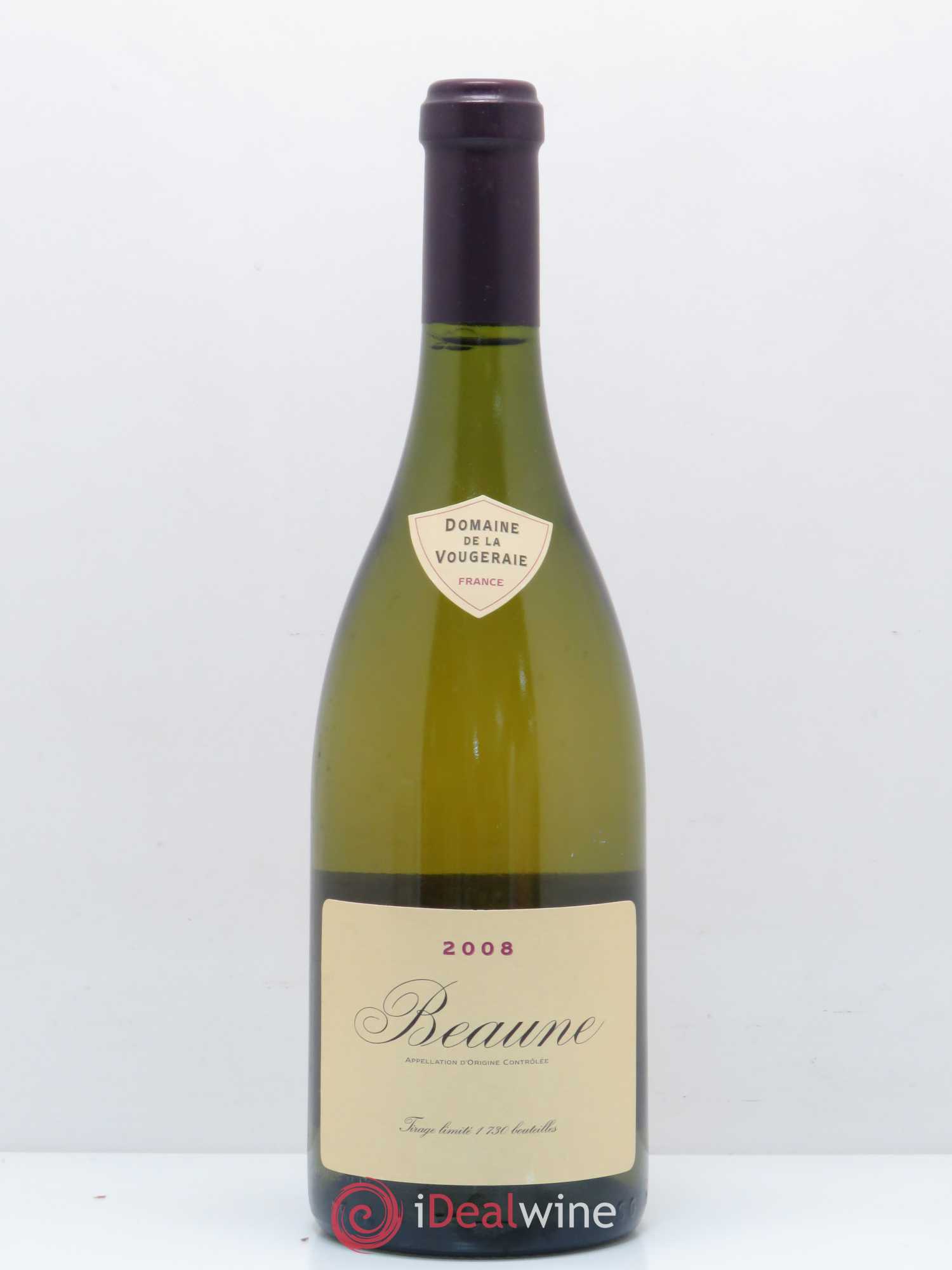 Beaune Domaine de la Vougeraie 2008 - Posten von 1 Flasche - 0