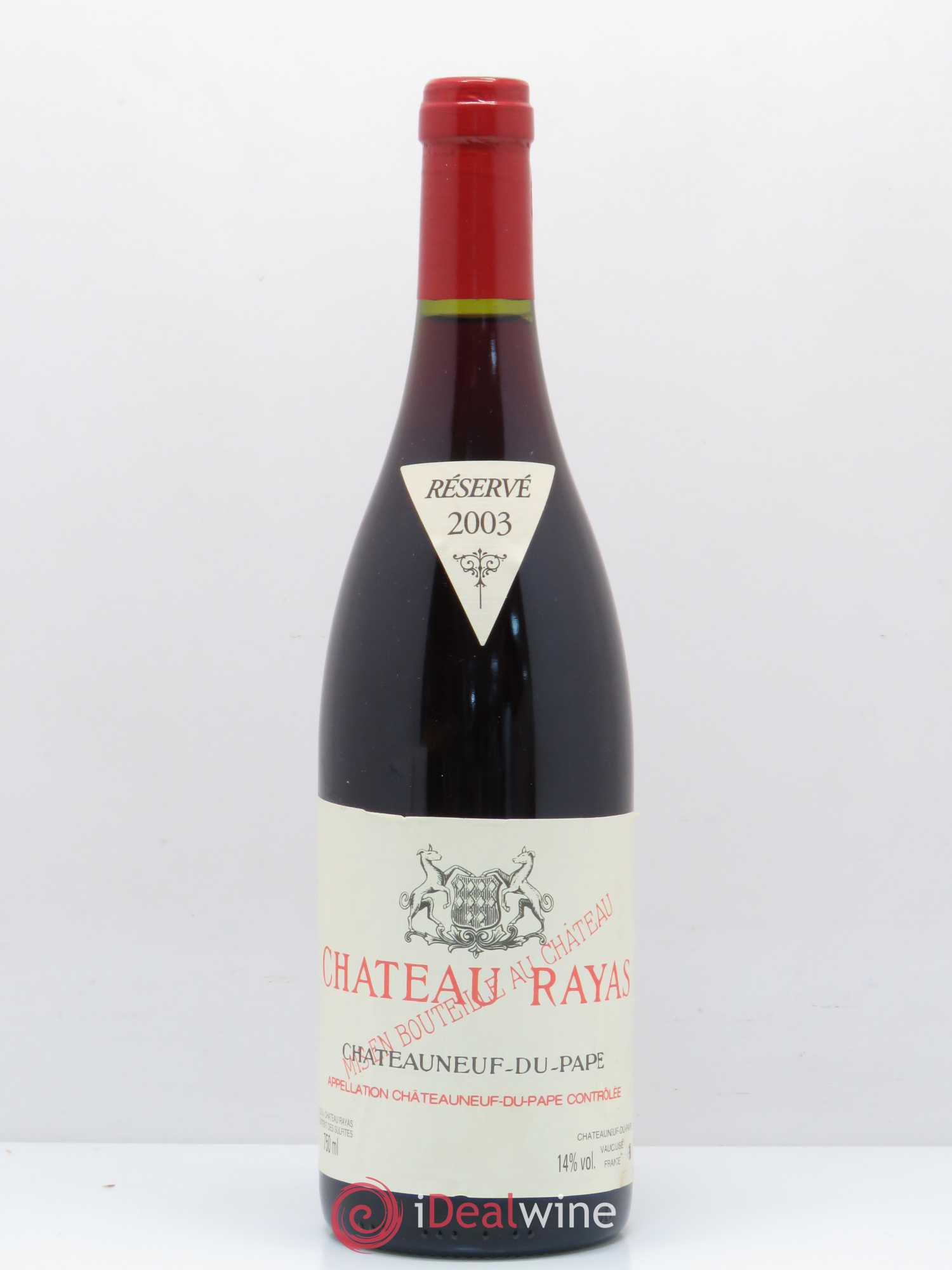 Châteauneuf-du-Pape Château Rayas Emmanuel Reynaud 2003 - Lot de 1 bouteille - 0