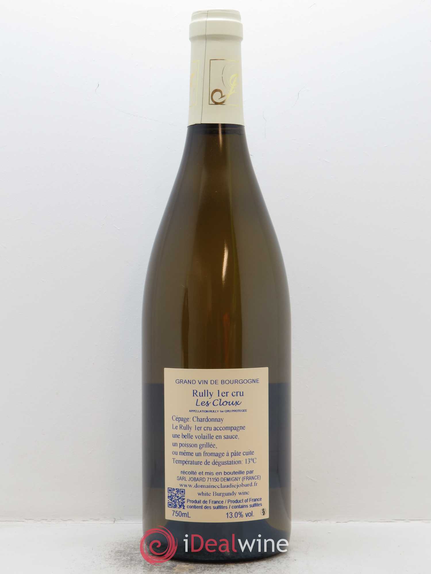 Rully 1er Cru Les Cloux Claudie Jobard 2016 - Lot de 1 bouteille - 1