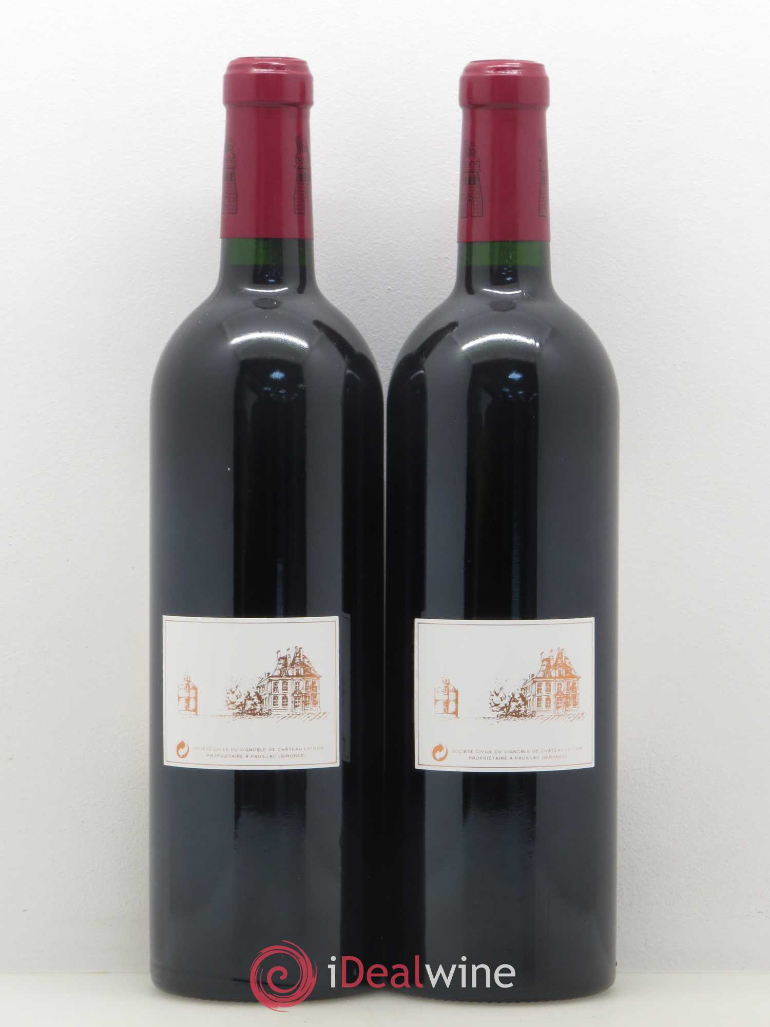 Caisse Prestige 2 Petrus - 2 Château Cheval Blanc - 2 Château Mouton Rothschild - 2 Château Margaux - 2 Château Latour - 2 Château Lafite Rothschild 1998 - Lot de 12 bouteilles - 6