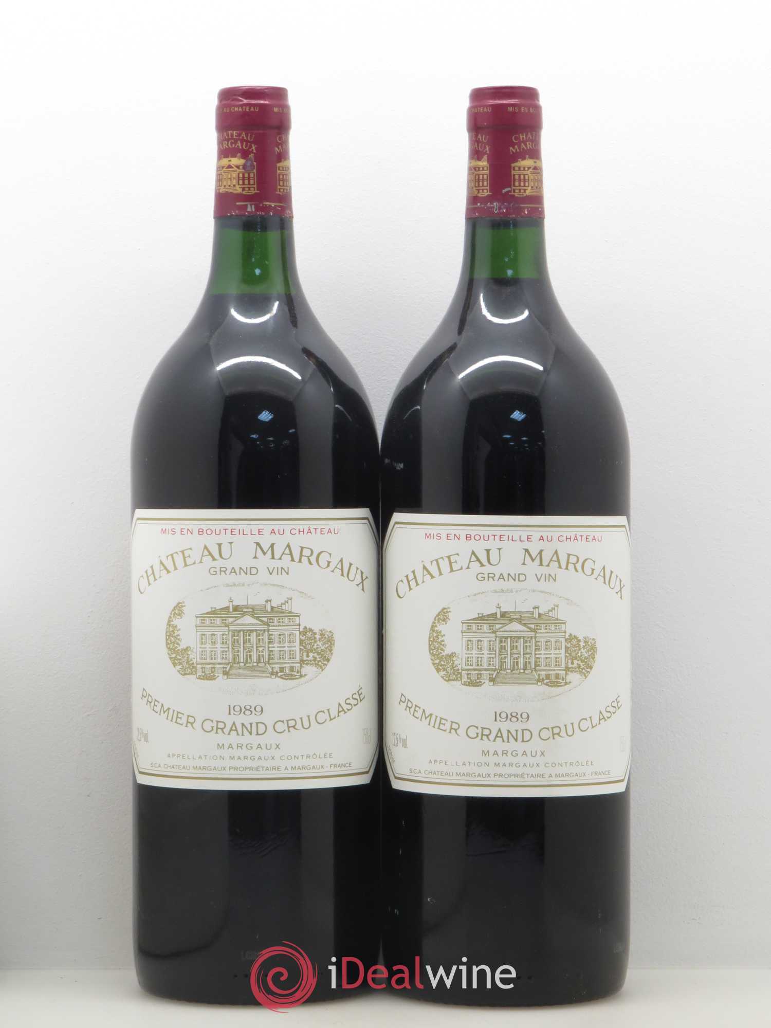 Château Margaux 1er Grand Cru Classé 1989 - Lot de 2 magnums - 0