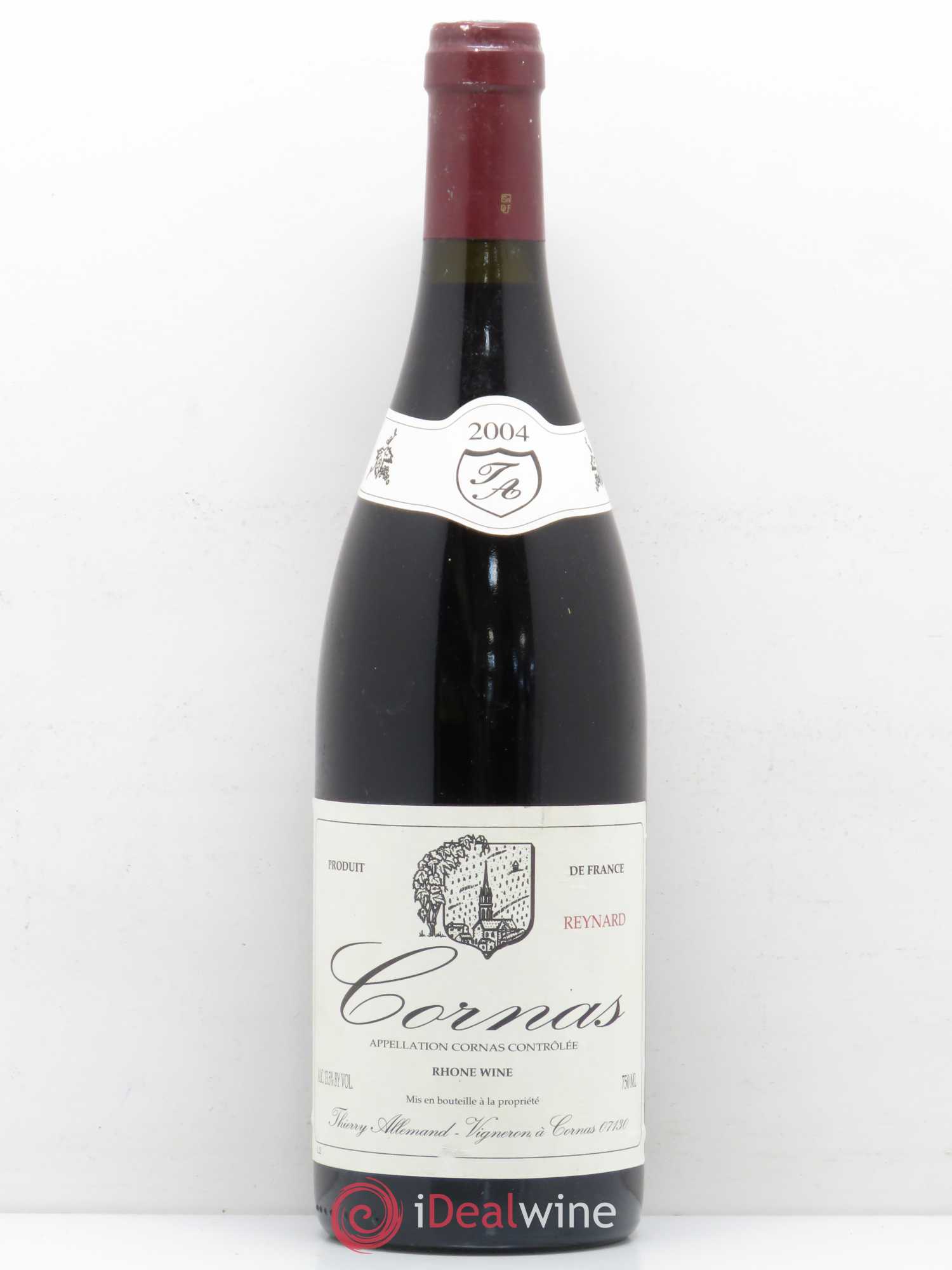 Cornas Reynard Thierry Allemand 2004 - Lot de 1 bouteille - 0