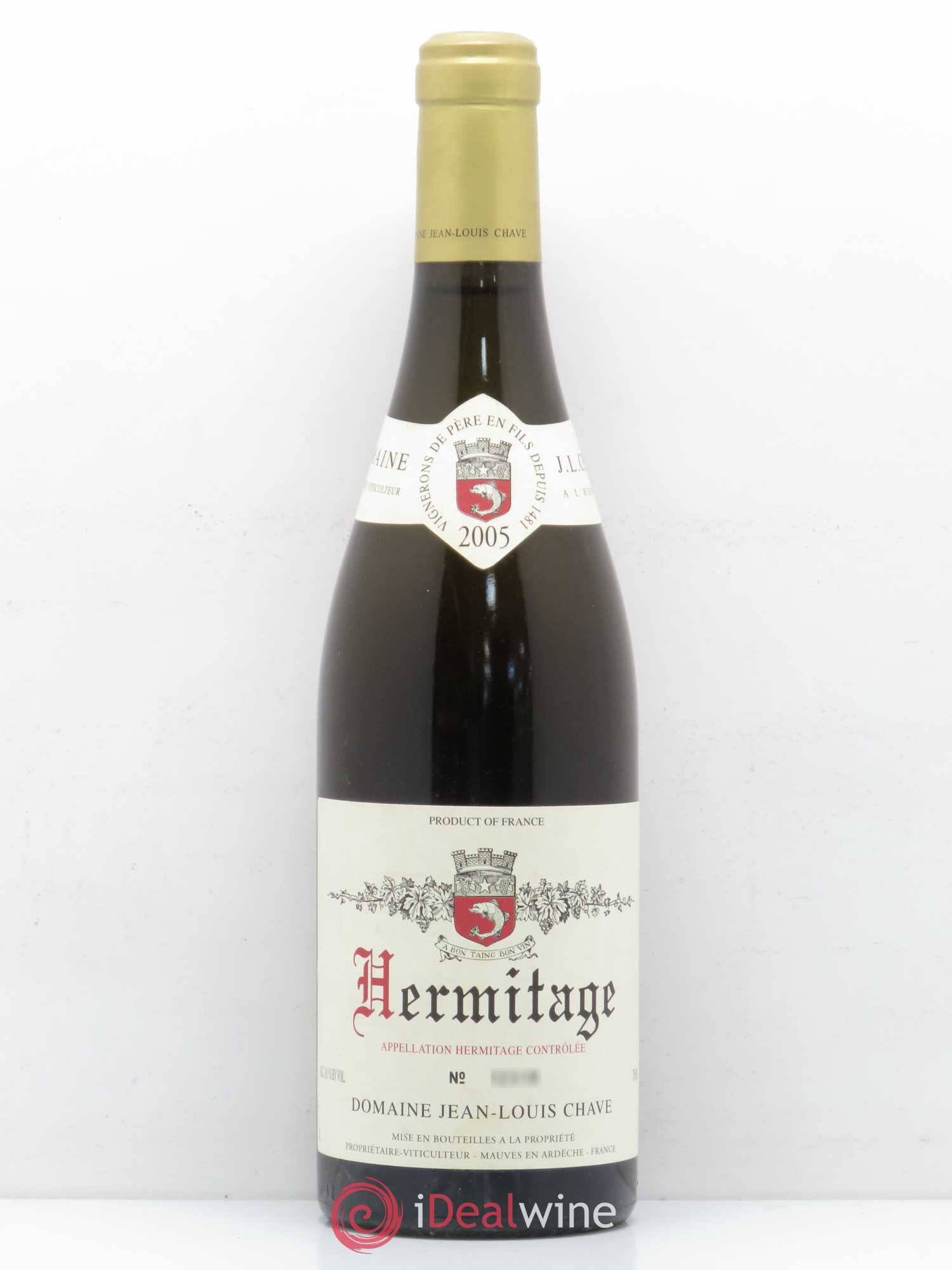 Hermitage Jean-Louis Chave 2005 - Lot de 1 bouteille - 0