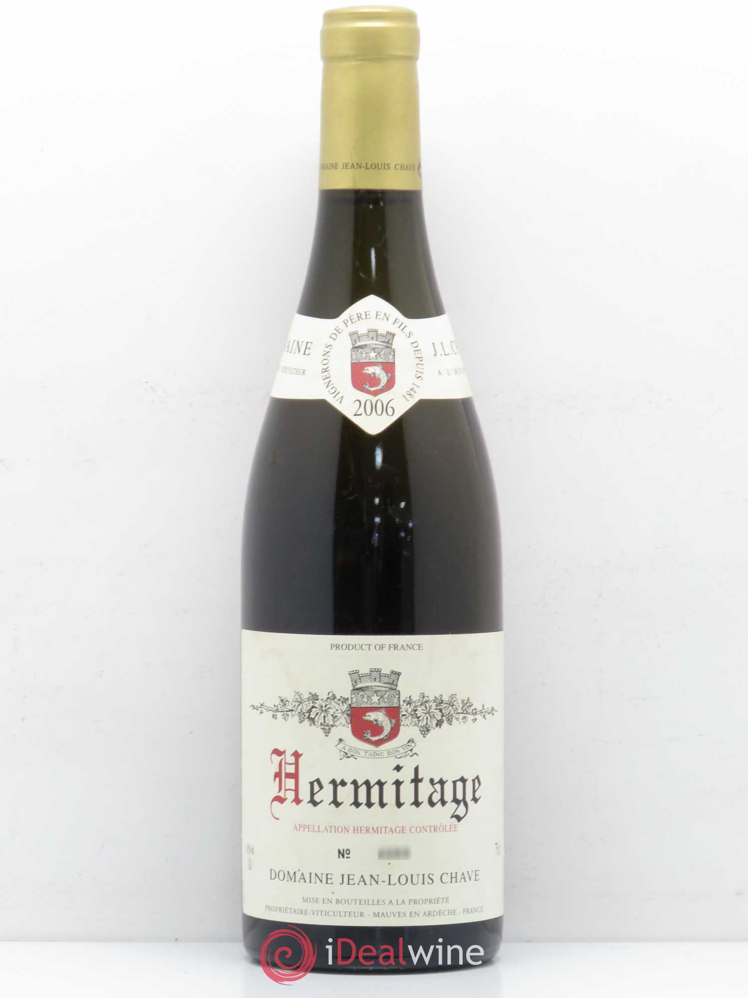Hermitage Jean-Louis Chave 2006 - Lot de 1 bouteille - 0