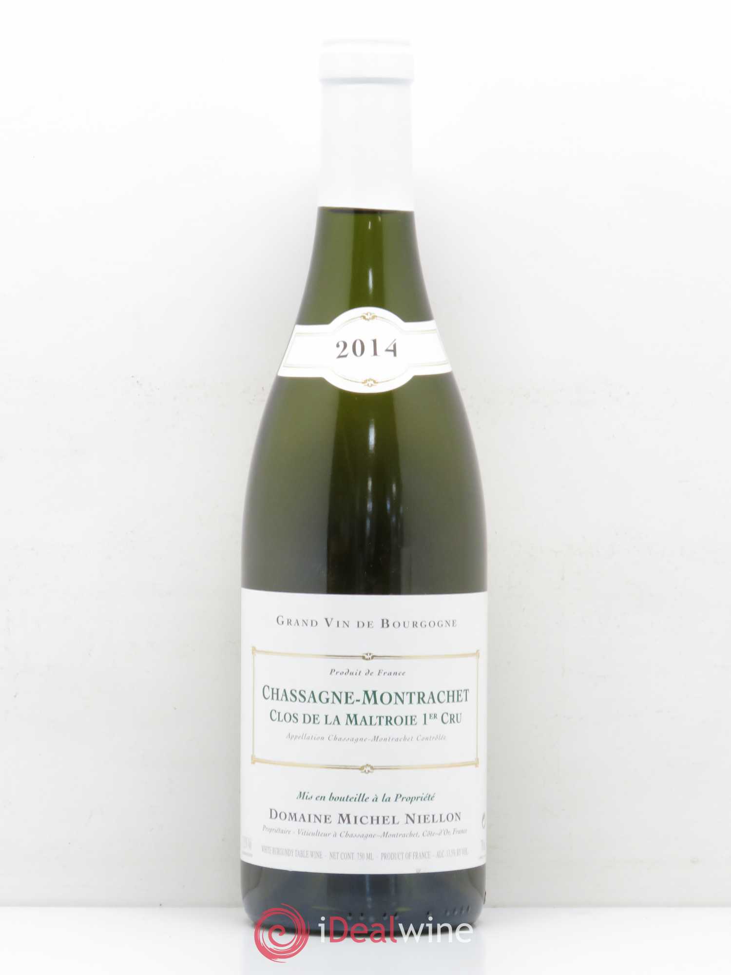 Chassagne-Montrachet 1er Cru Clos de la Maltroie Michel Niellon (Domaine) 2014 - Lot de 1 bouteille - 0