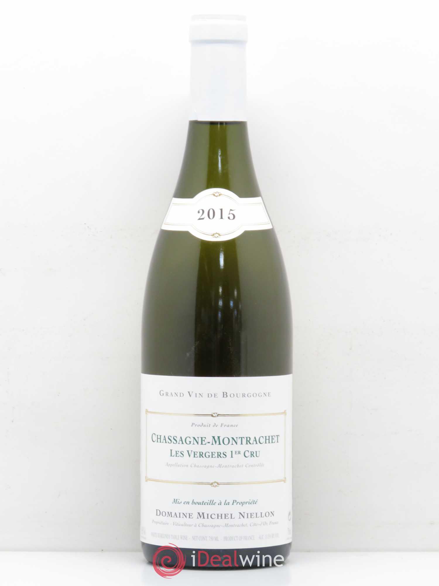 Chassagne-Montrachet 1er Cru Les Vergers Michel Niellon (Domaine) 2015 - Lot de 1 bouteille - 0