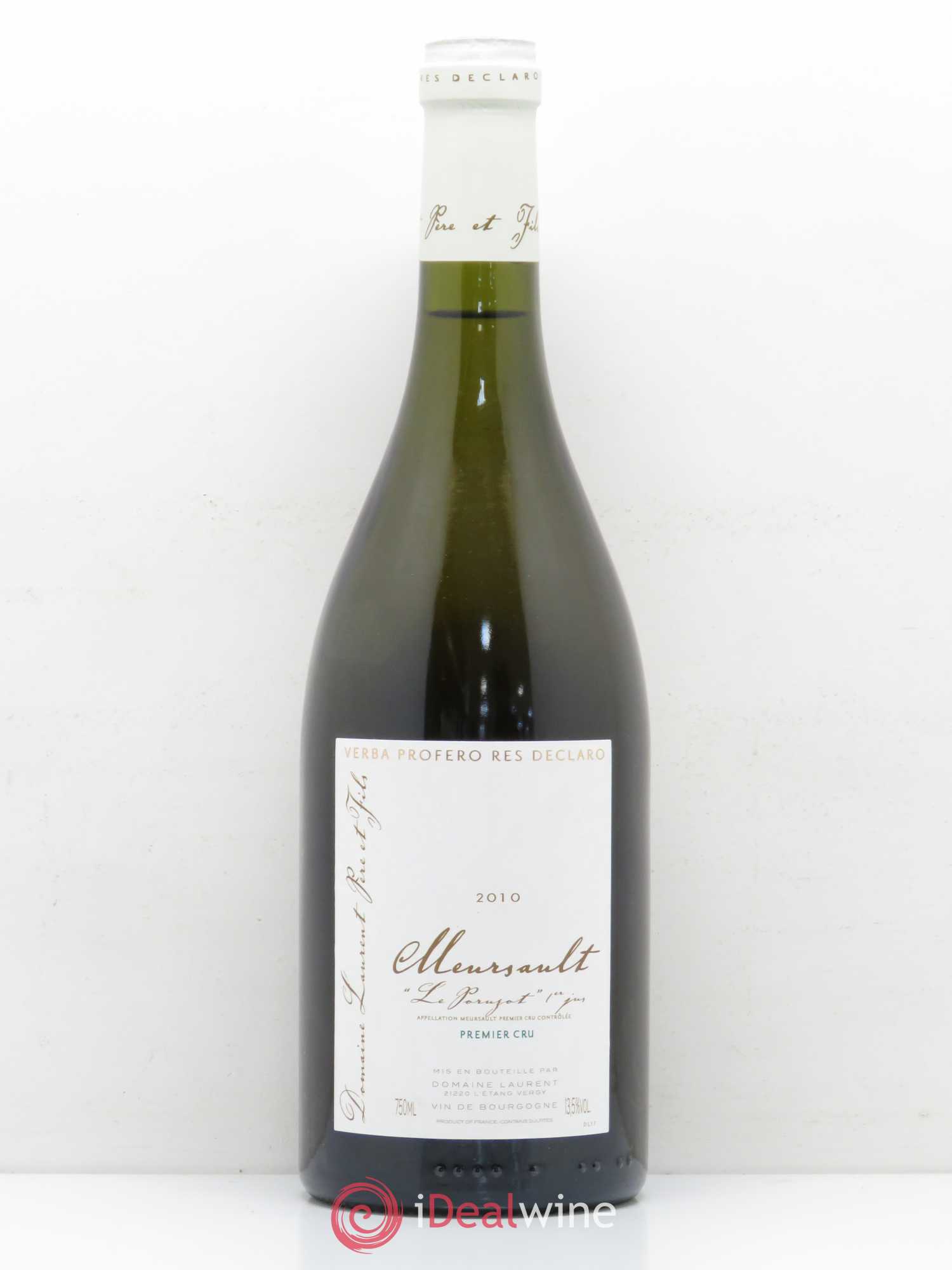 Meursault 1er Cru Le poruzot 1er Jus Dominique Laurent 2010 - Posten von 1 Flasche - 0