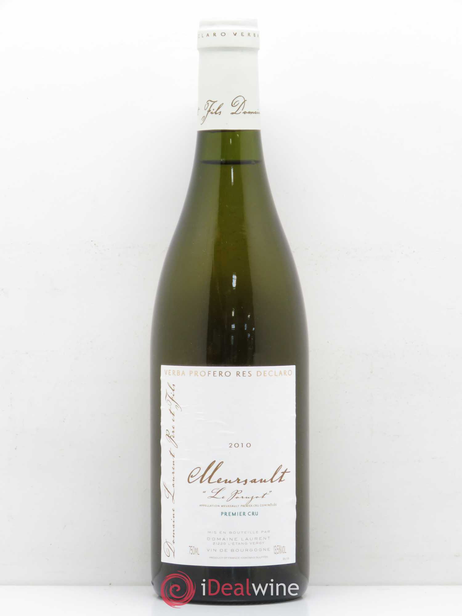 Meursault 1er Cru Les Poruzots Domaine Laurent 2010 - Posten von 1 Flasche - 0