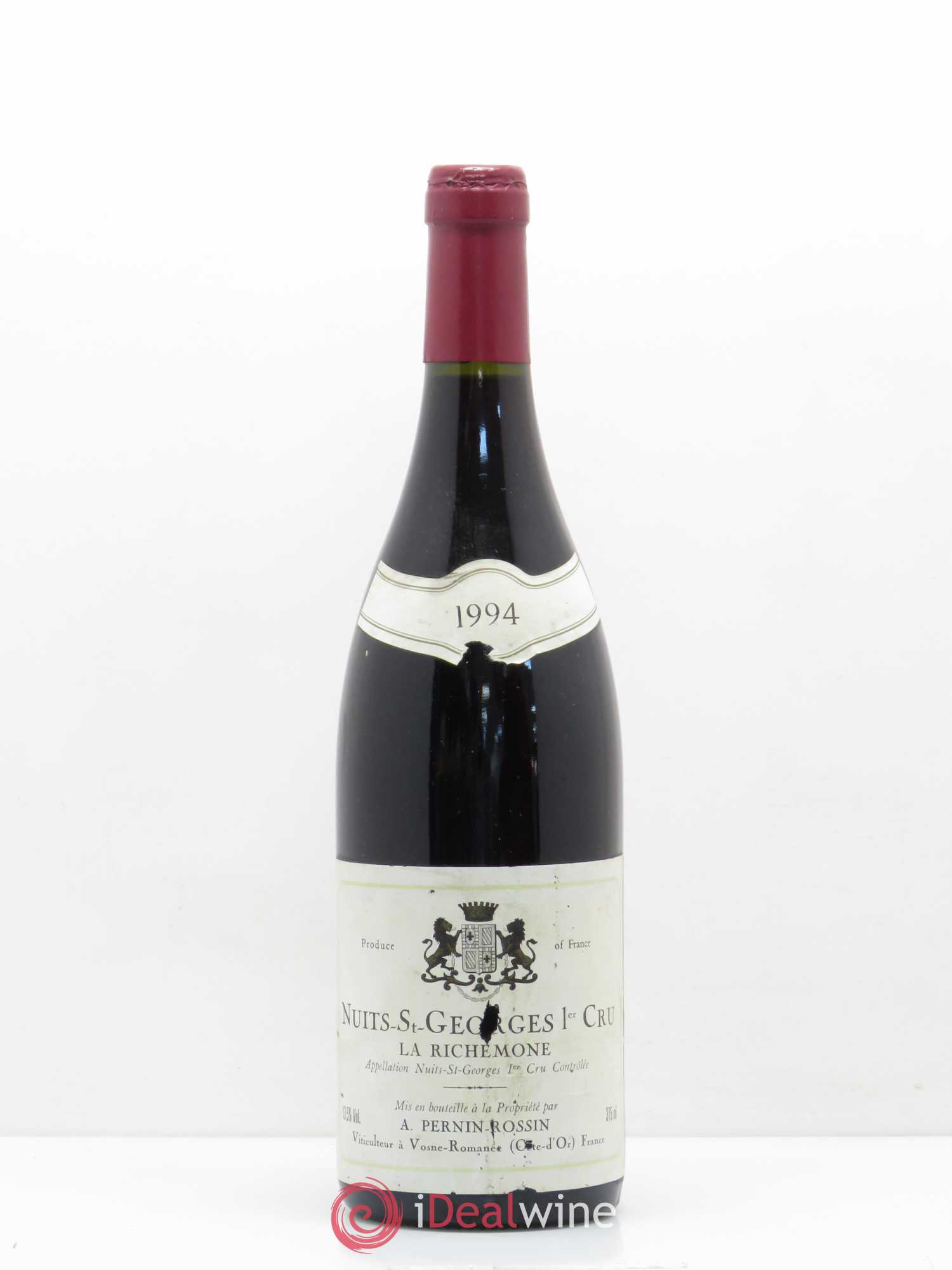 Nuits-Saint-Georges 1er Cru La Richemone Pernin-Rossin 1994 - Lot de 1 bouteille - 0