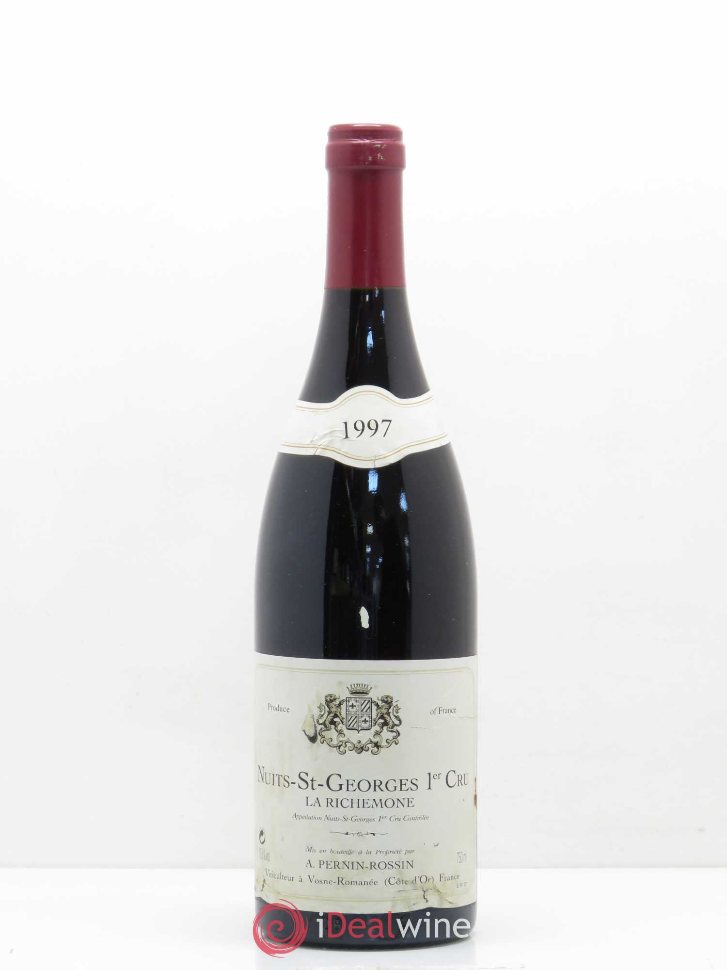 Nuits-Saint-Georges 1er Cru La Richemone Pernin-Rossin 1997 - Lot de 1 bouteille - 0