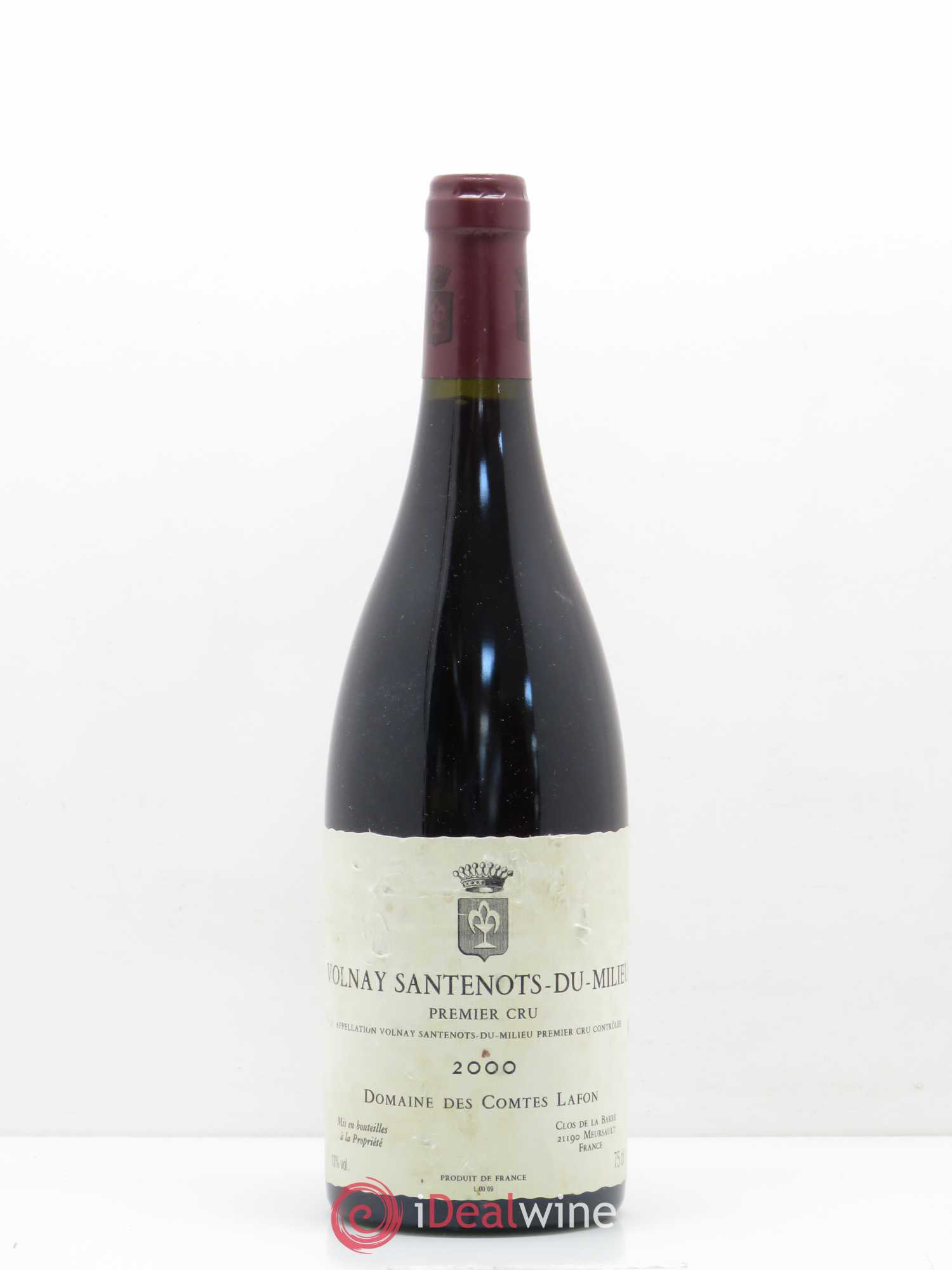 Volnay 1er Cru Santenots du Milieu Comtes Lafon (Domaine des) 2000 - Lot de 1 bouteille - 0