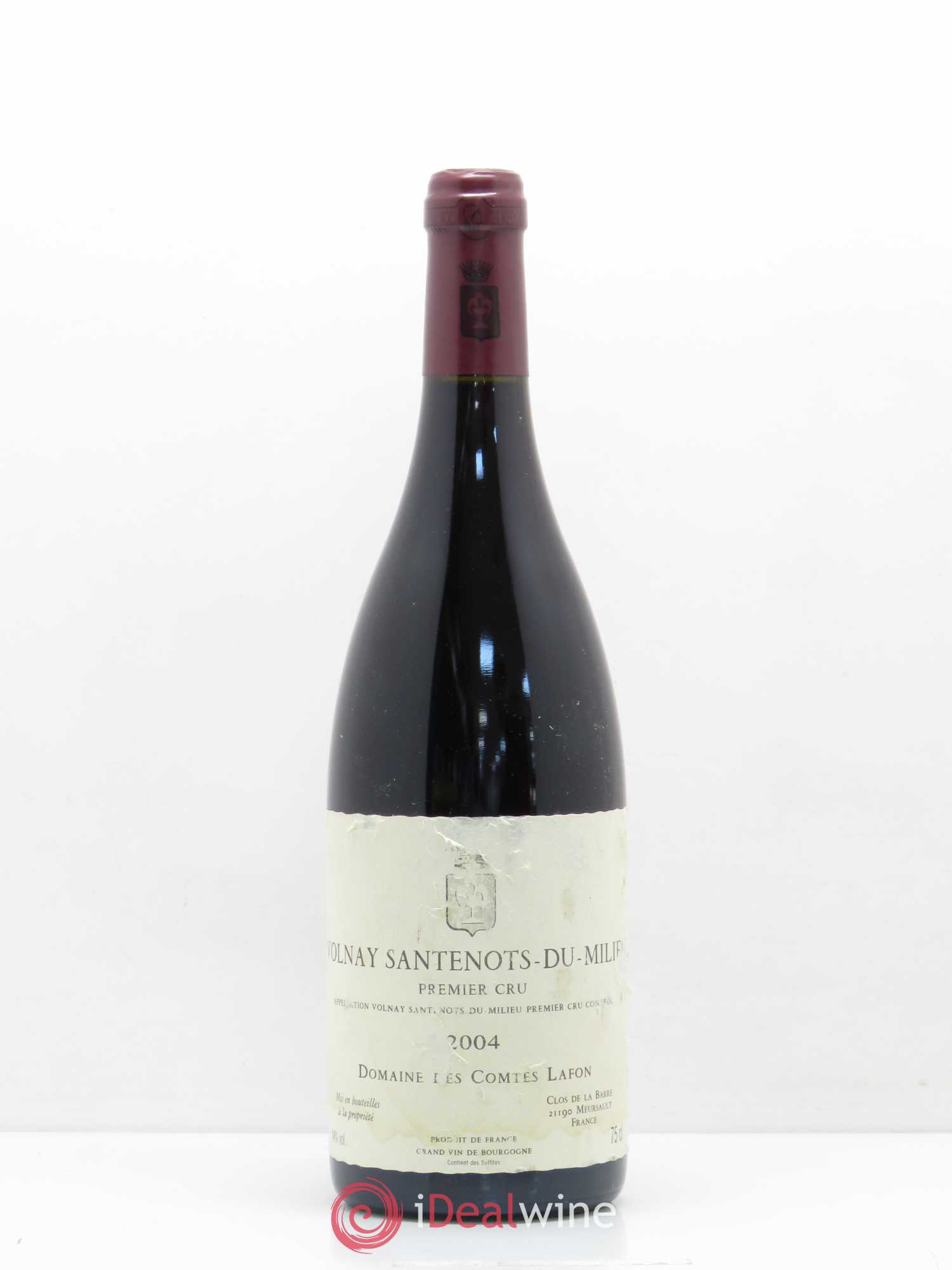 Volnay 1er Cru Santenots du Milieu Comtes Lafon (Domaine des) 2004 - Lot de 1 bouteille - 0