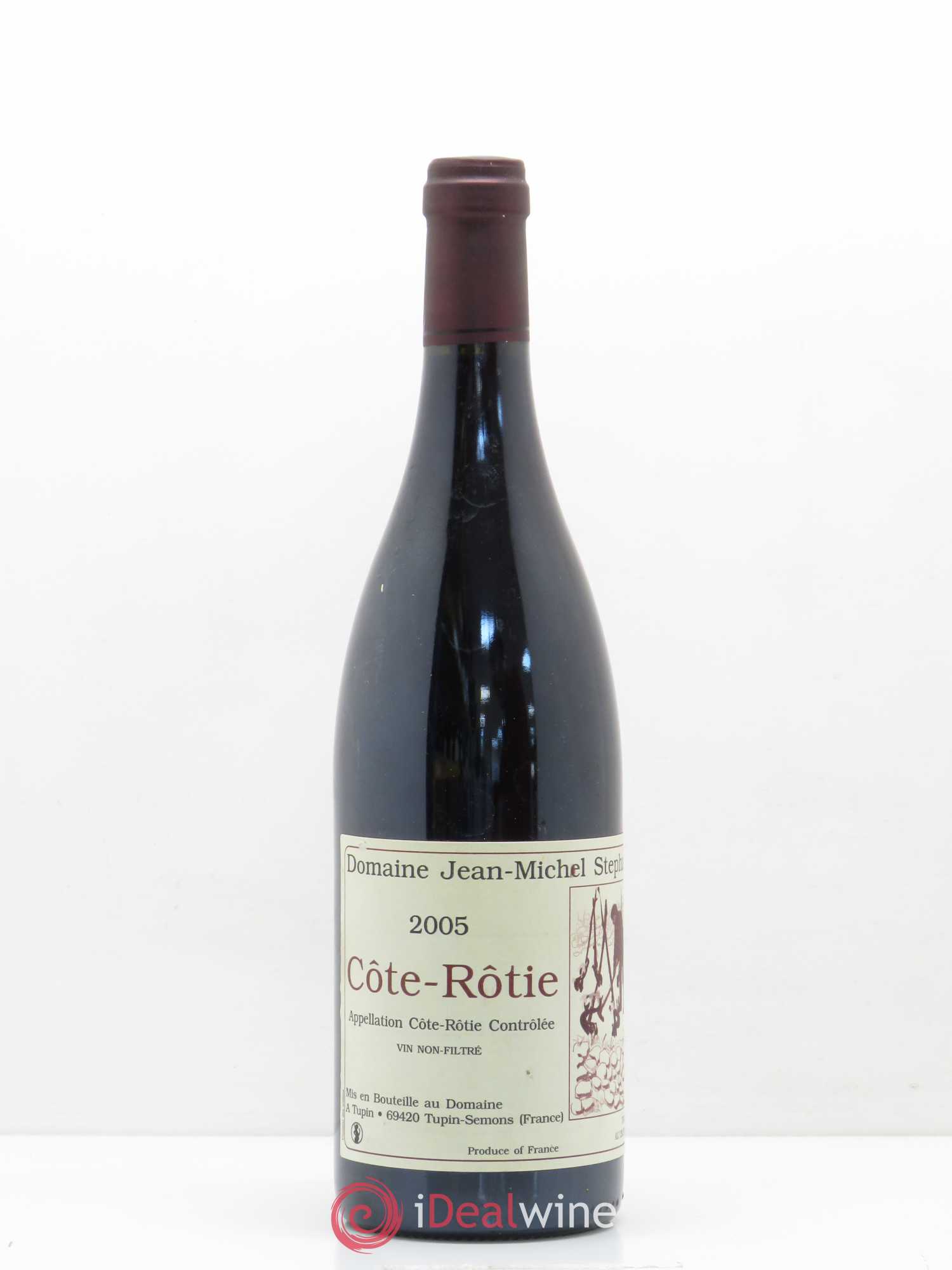 Côte-Rôtie Jean-Michel Stephan 2005 - Lot de 1 bouteille - 0