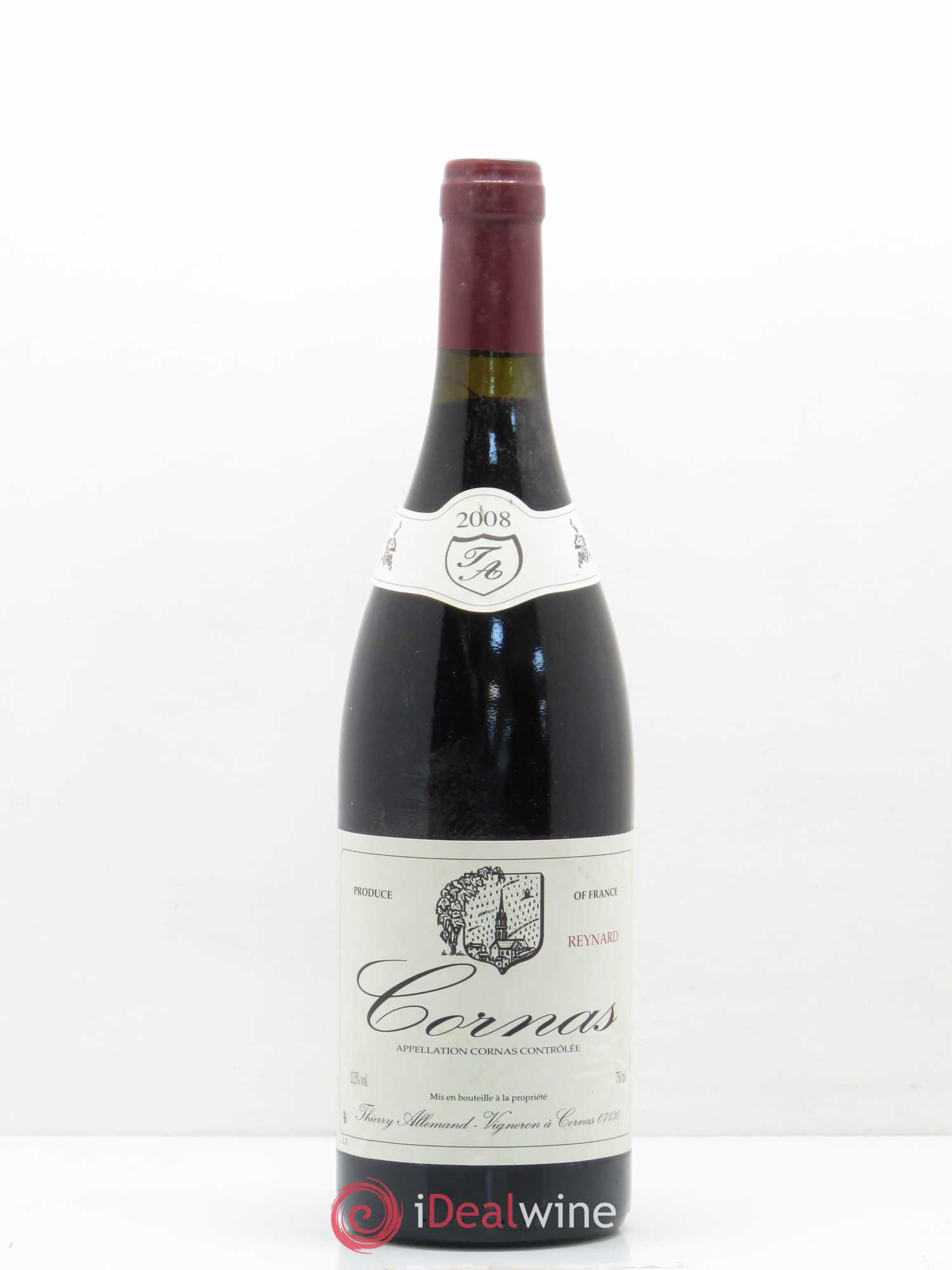 Cornas Reynard Thierry Allemand 2008 - Lot de 1 bouteille - 0