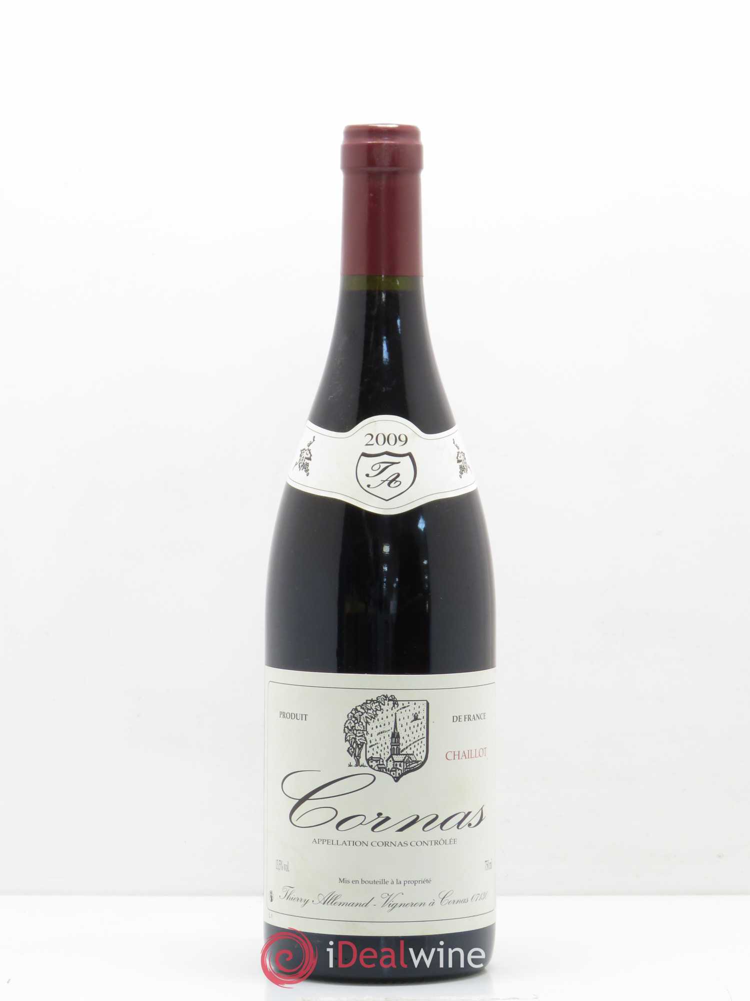 Cornas Chaillot Thierry Allemand 2009 - Lot de 1 bouteille - 0