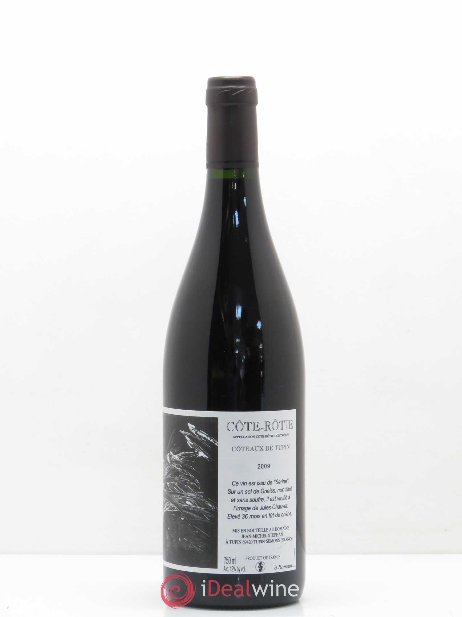 Côte-Rôtie Coteaux de Tupin Jean-Michel Stephan 2009 - Lot de 1 bouteille - 0
