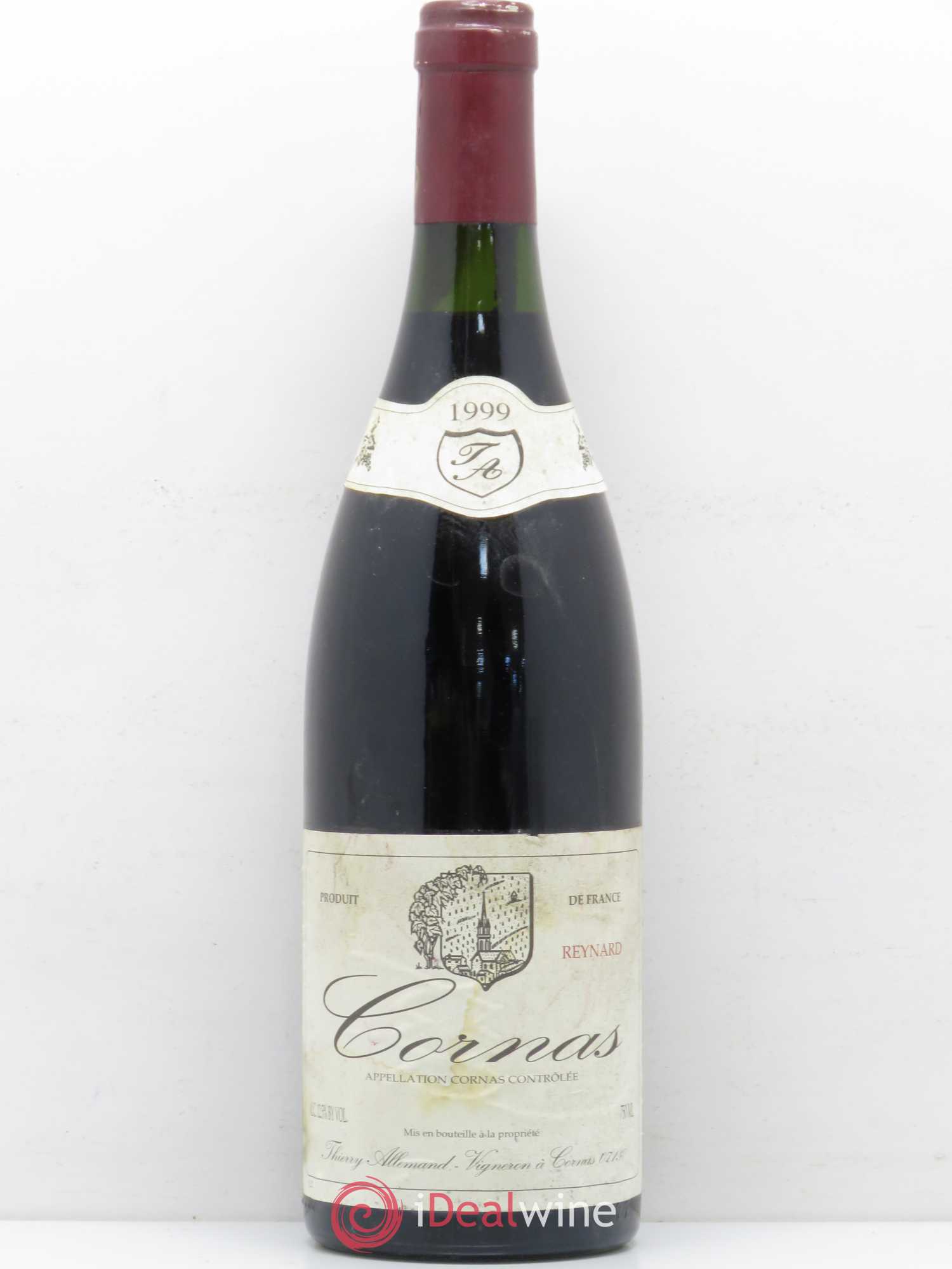 Cornas Reynard Thierry Allemand 1999 - Lot de 1 bouteille - 0