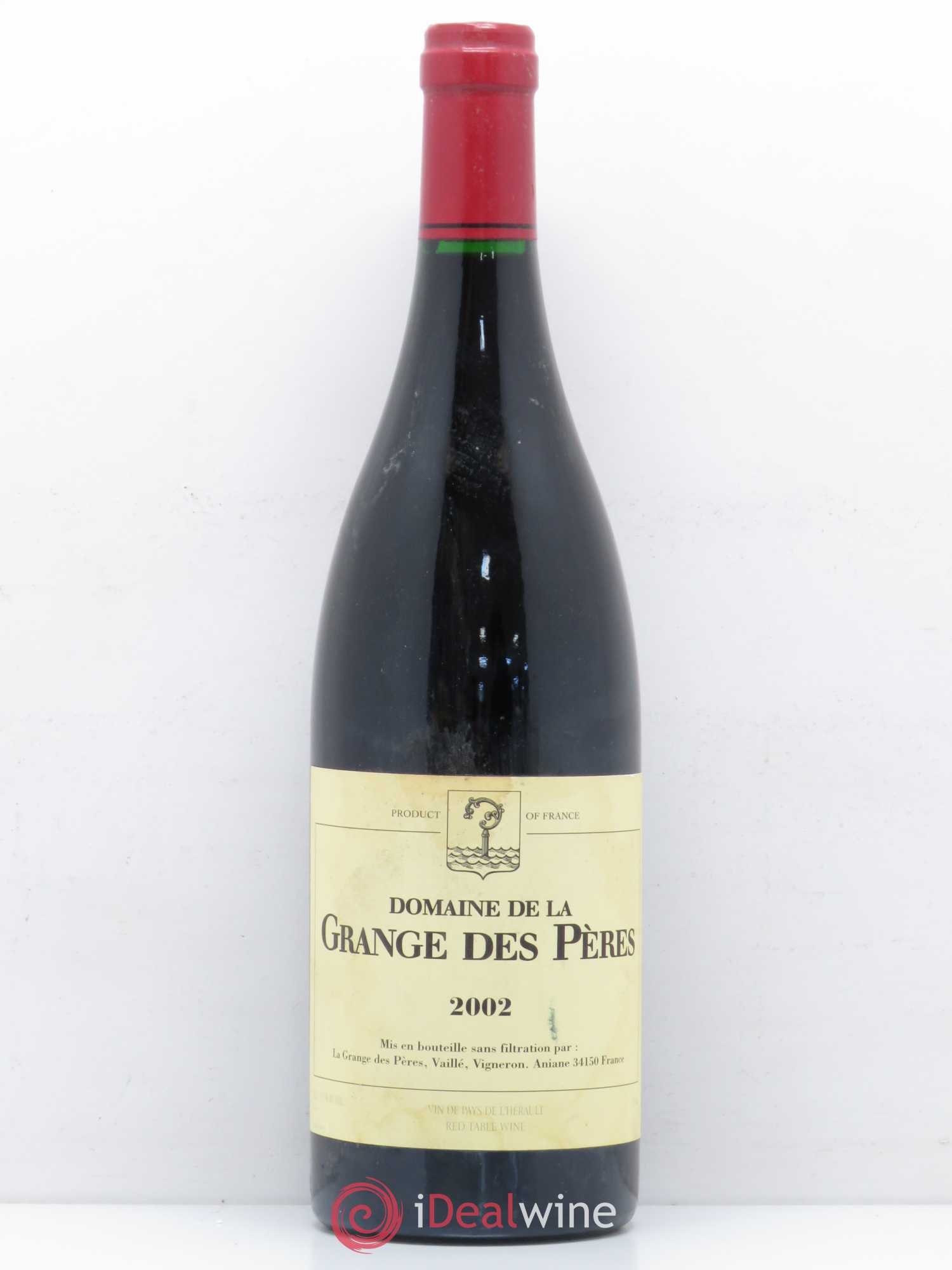 Pays d'Hérault Grange des Pères Laurent Vaillé 2002 - Lot de 1 bouteille - 0